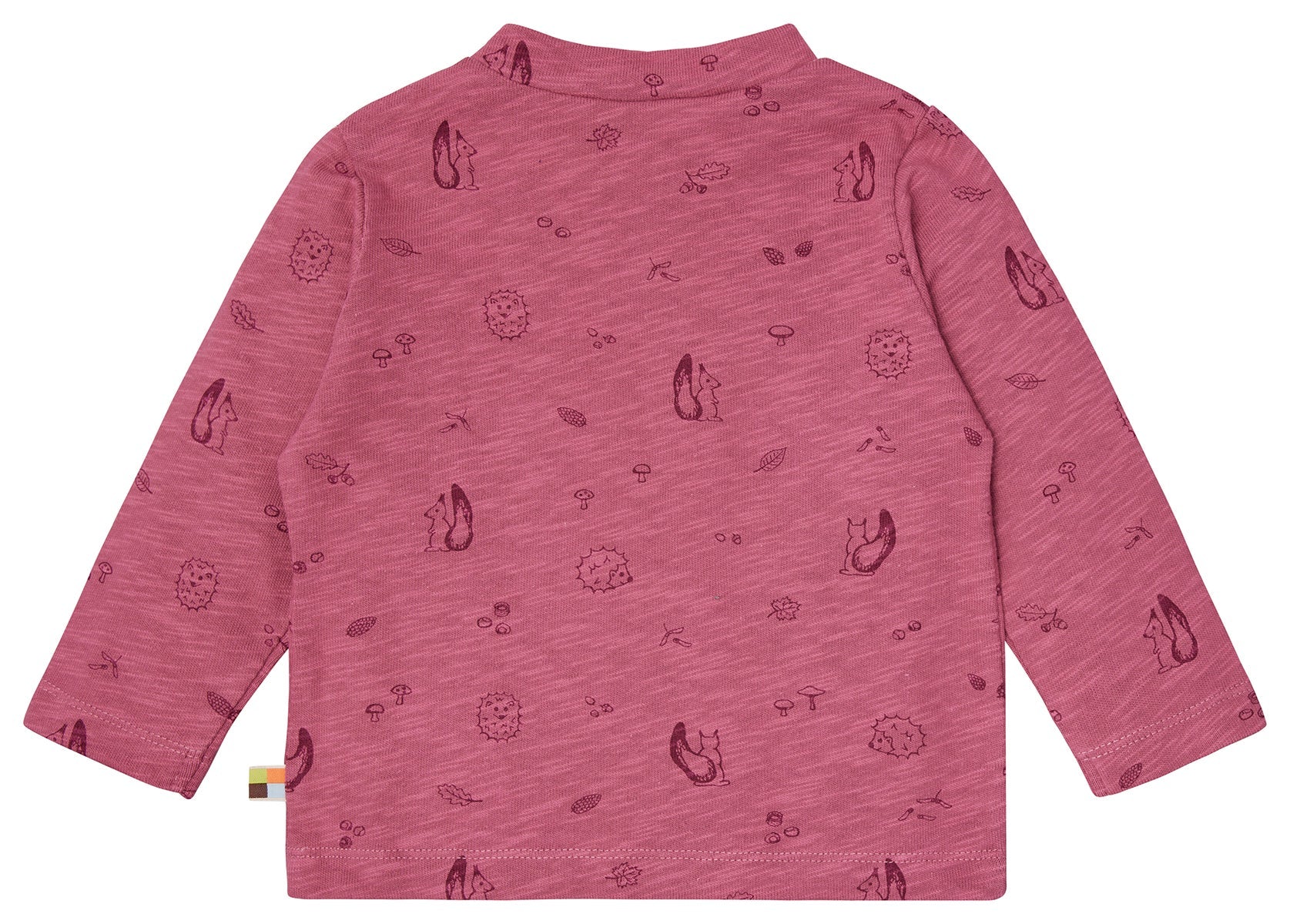 Shirt Slub Jersey mit Druck - loud + proud - 1159 - rou - 62/68