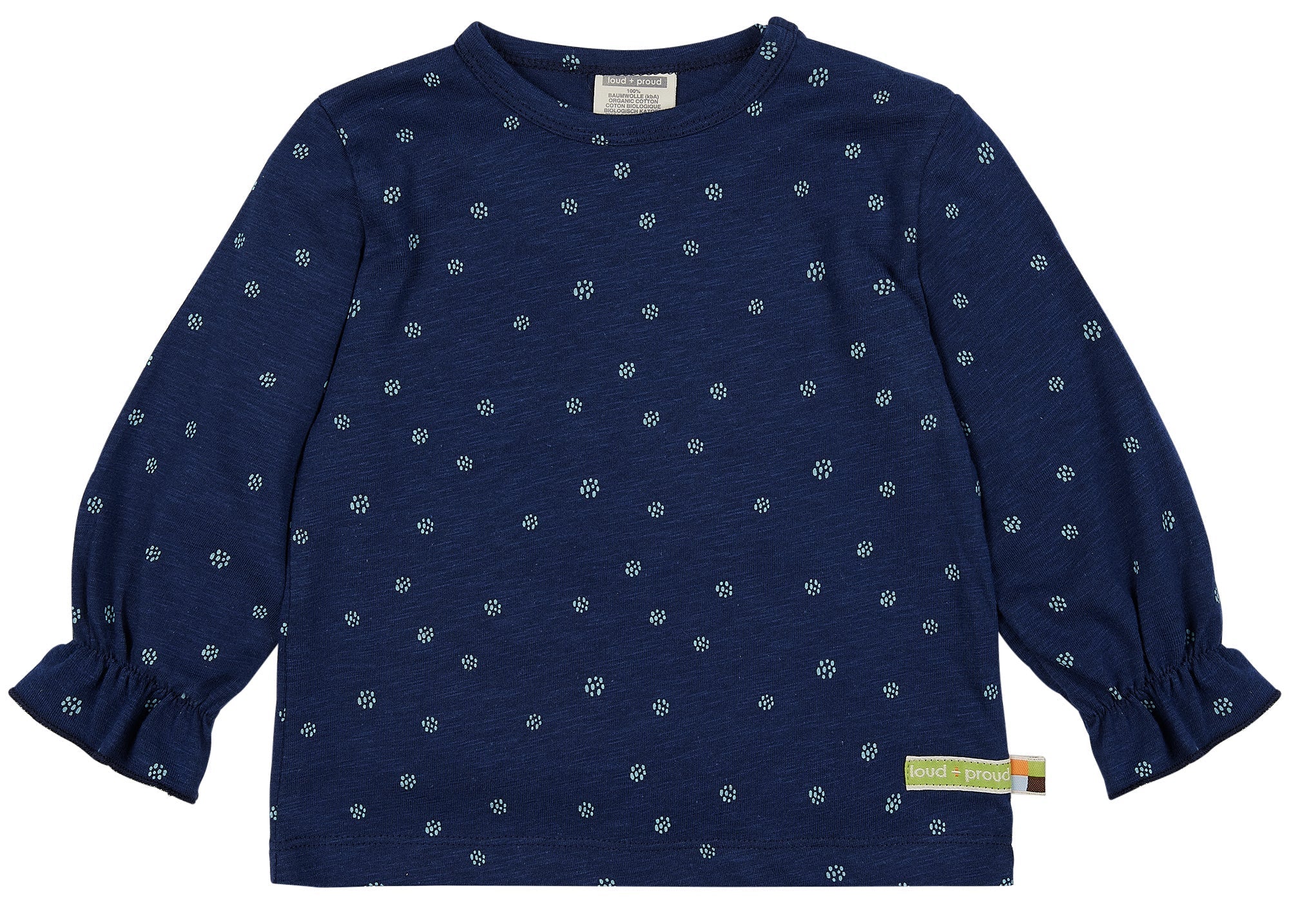 - Shirt Slub Jersey mit Druck - loud + proud - 1099-ul-62/68