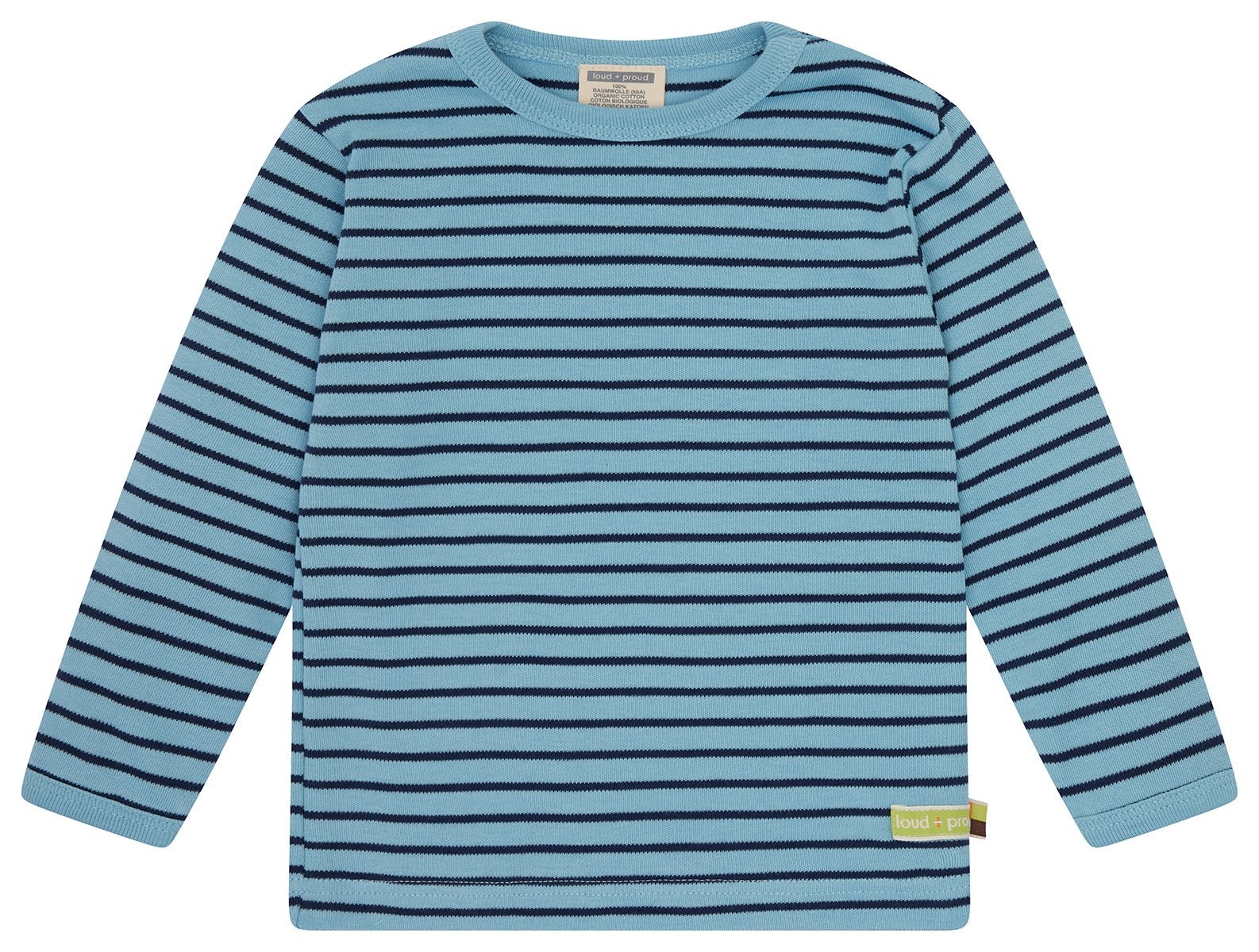 Shirt Streifen - loud + proud - 1176 - air - 62/68