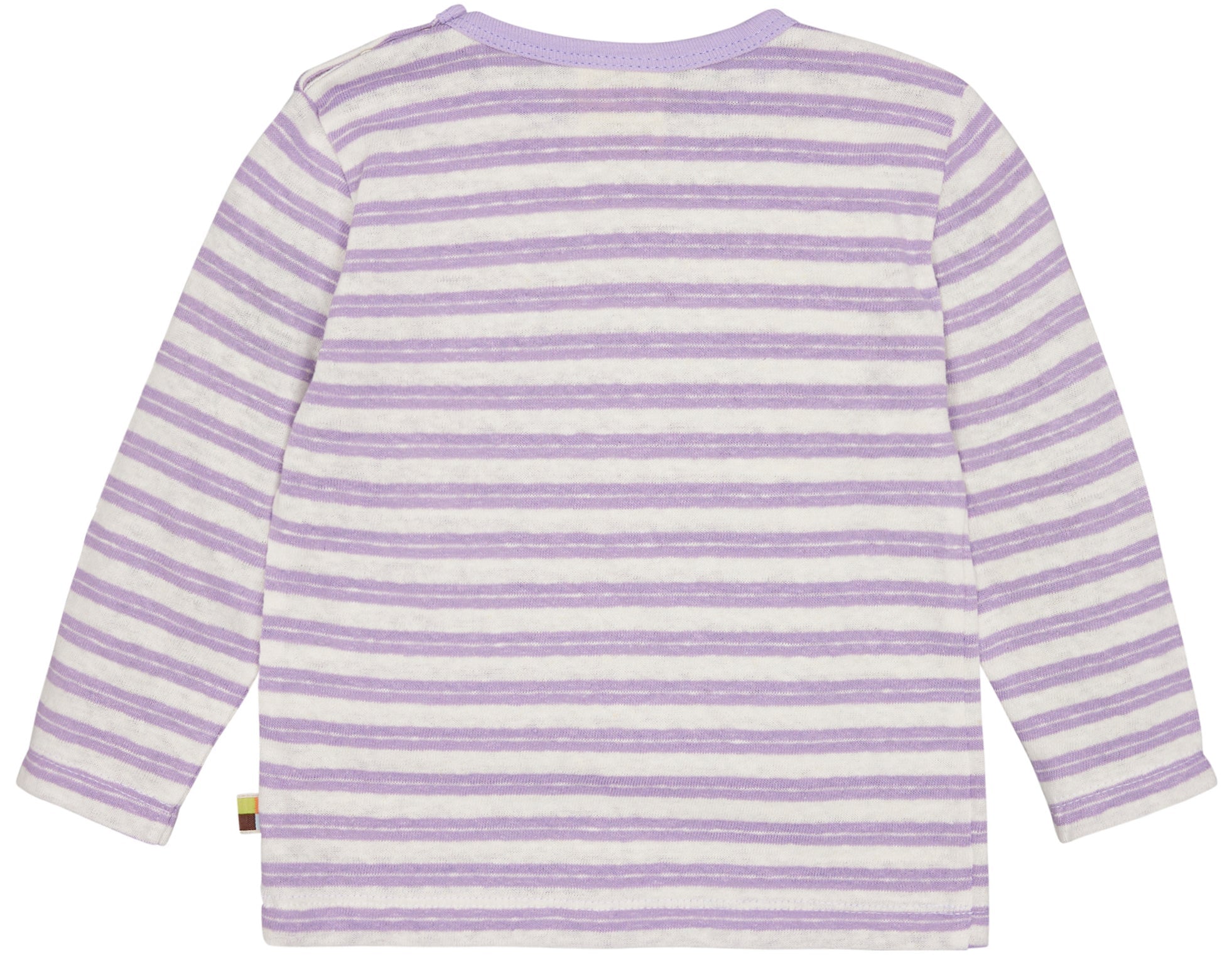 Shirt Streifen mit Leinen - loud + proud - 1146 - lil - 62/68