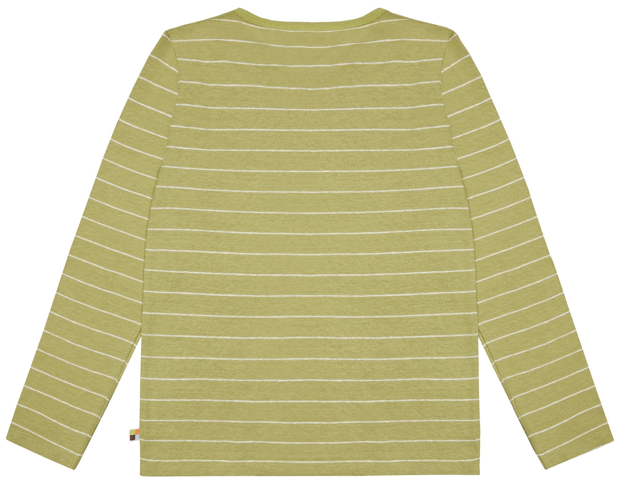 Shirt Streifen mit Leinen - loud + proud - 1115K - avo - 134/140