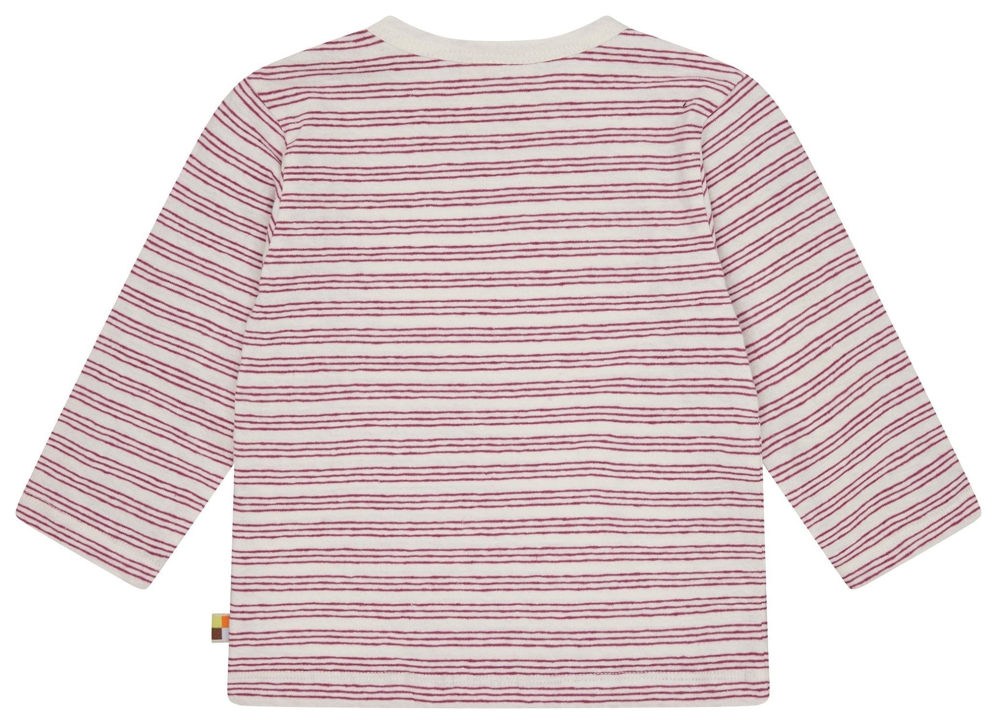 Shirt Streifen mit Leinen - loud + proud - 1180 - rou - 62/68