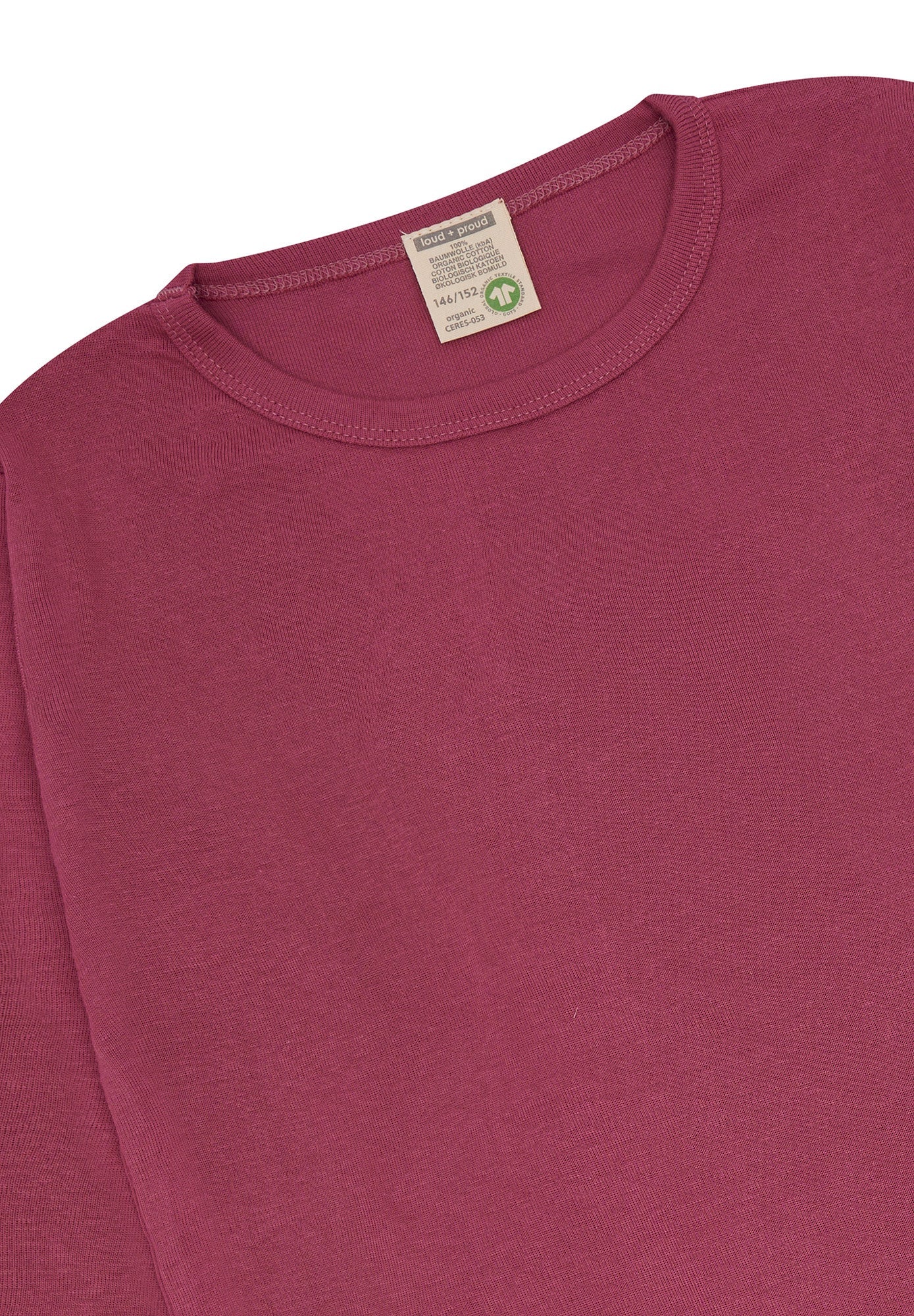 Shirt uni - loud + proud - 1191K - rou - 134/140