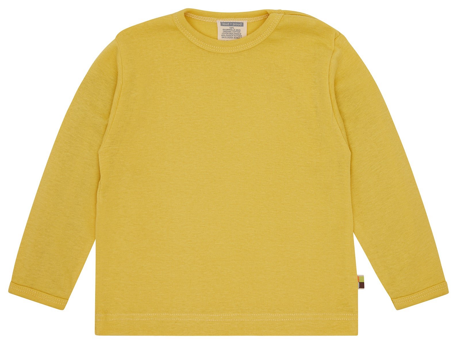 Shirt uni - loud + proud - 1191 - gol - 62/68