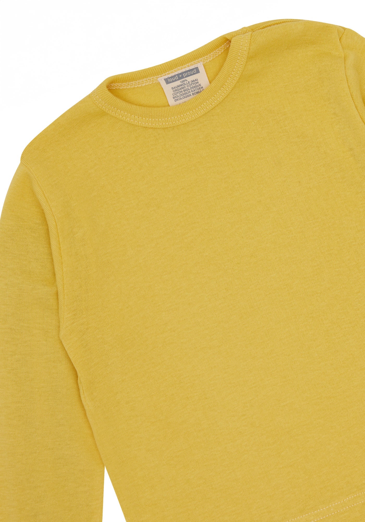 Shirt uni - loud + proud - 1191 - gol - 62/68