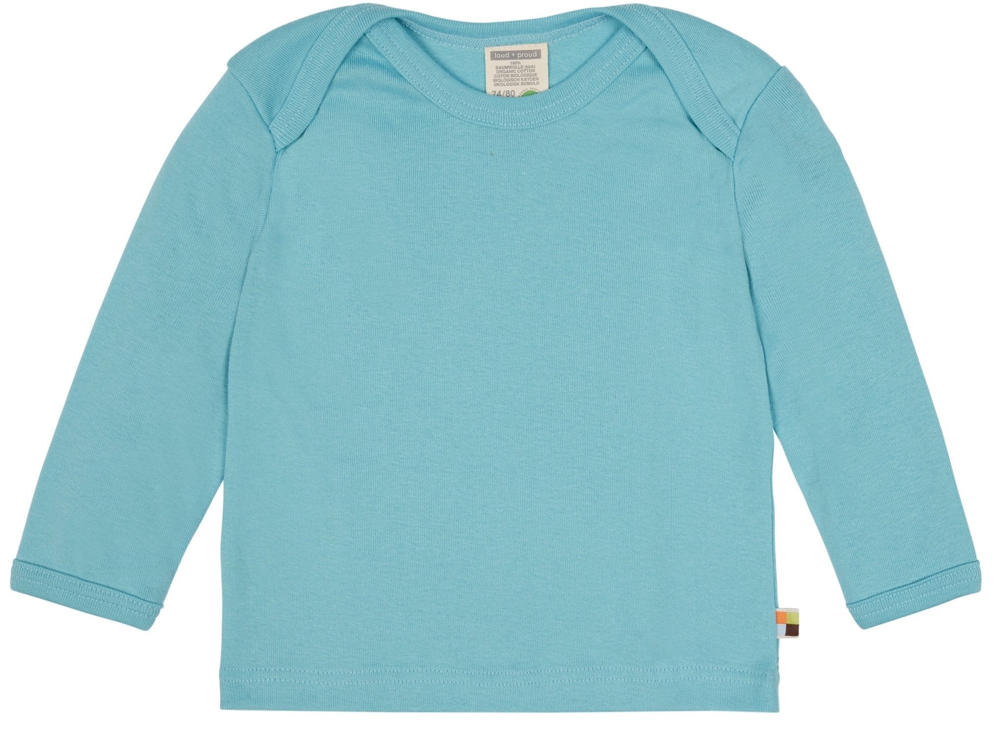 Shirt uni - loud + proud - 1117 - cya - 62/68