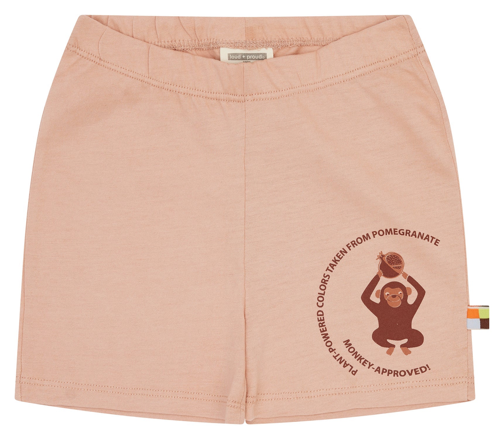 Short mit Pflanzenfarben gefärbt - loud + proud - 4240 - pom - 62/68