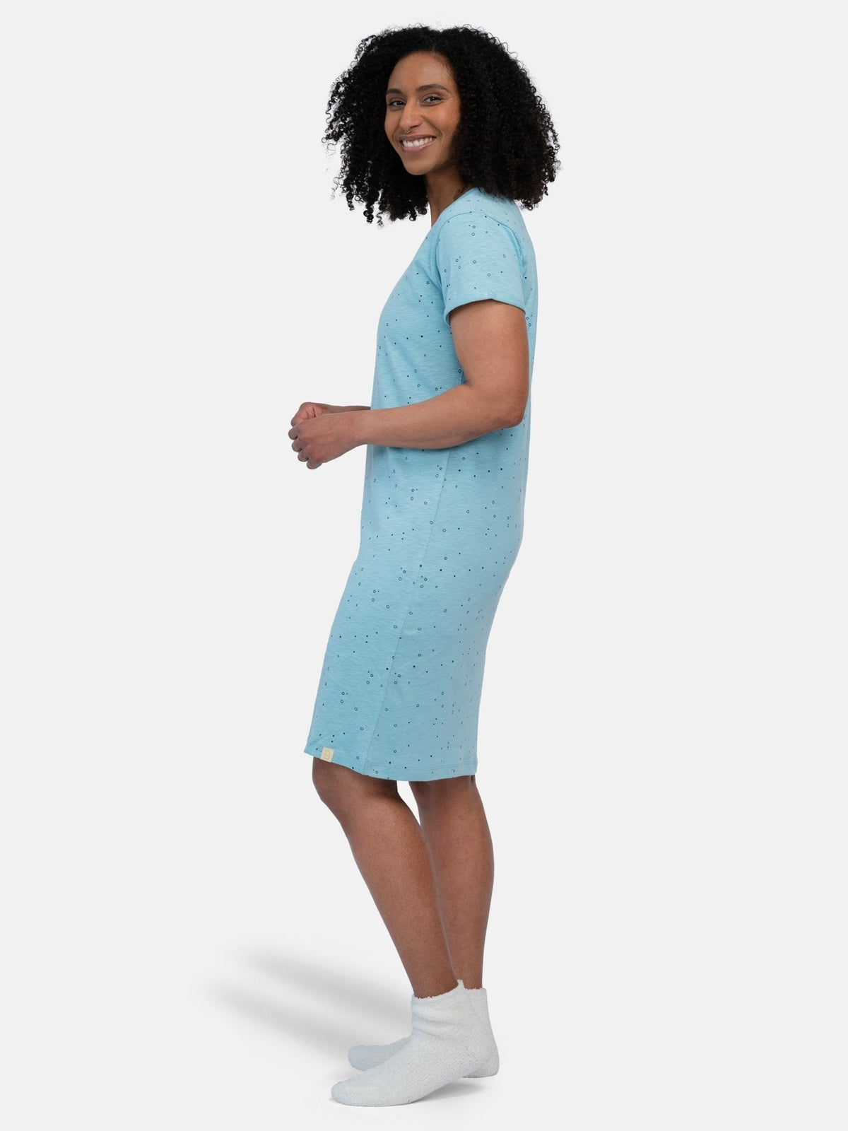 Sleepshirt Slub Jersey mit Druck - loud + proud - G602-lag-36