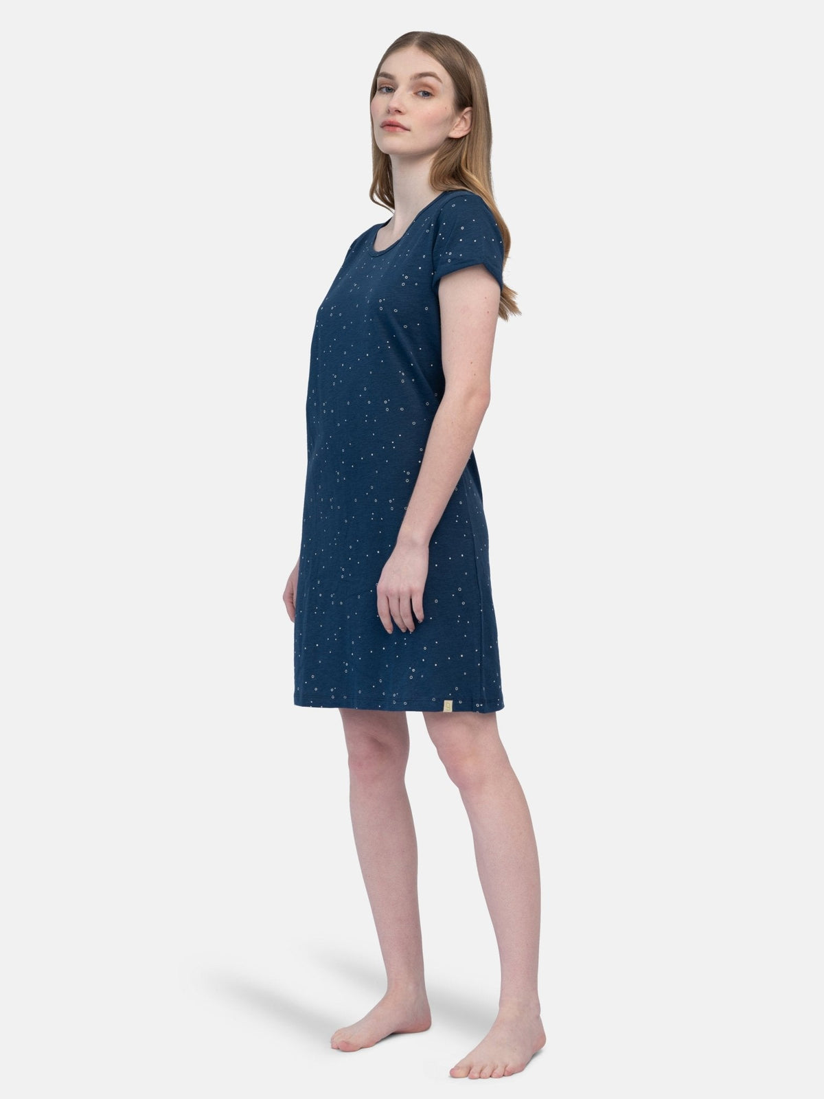 Sleepshirt Slub Jersey mit Druck - loud + proud - G602-ul-36