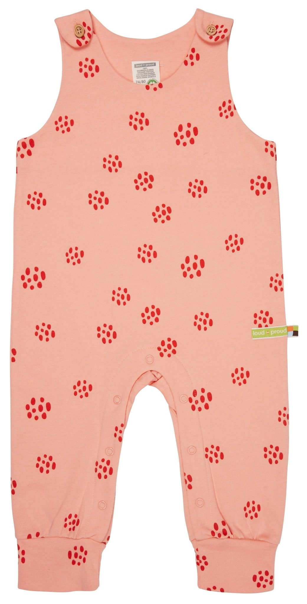 - Strampler Druck - loud + proud - 5110-pea-50/56