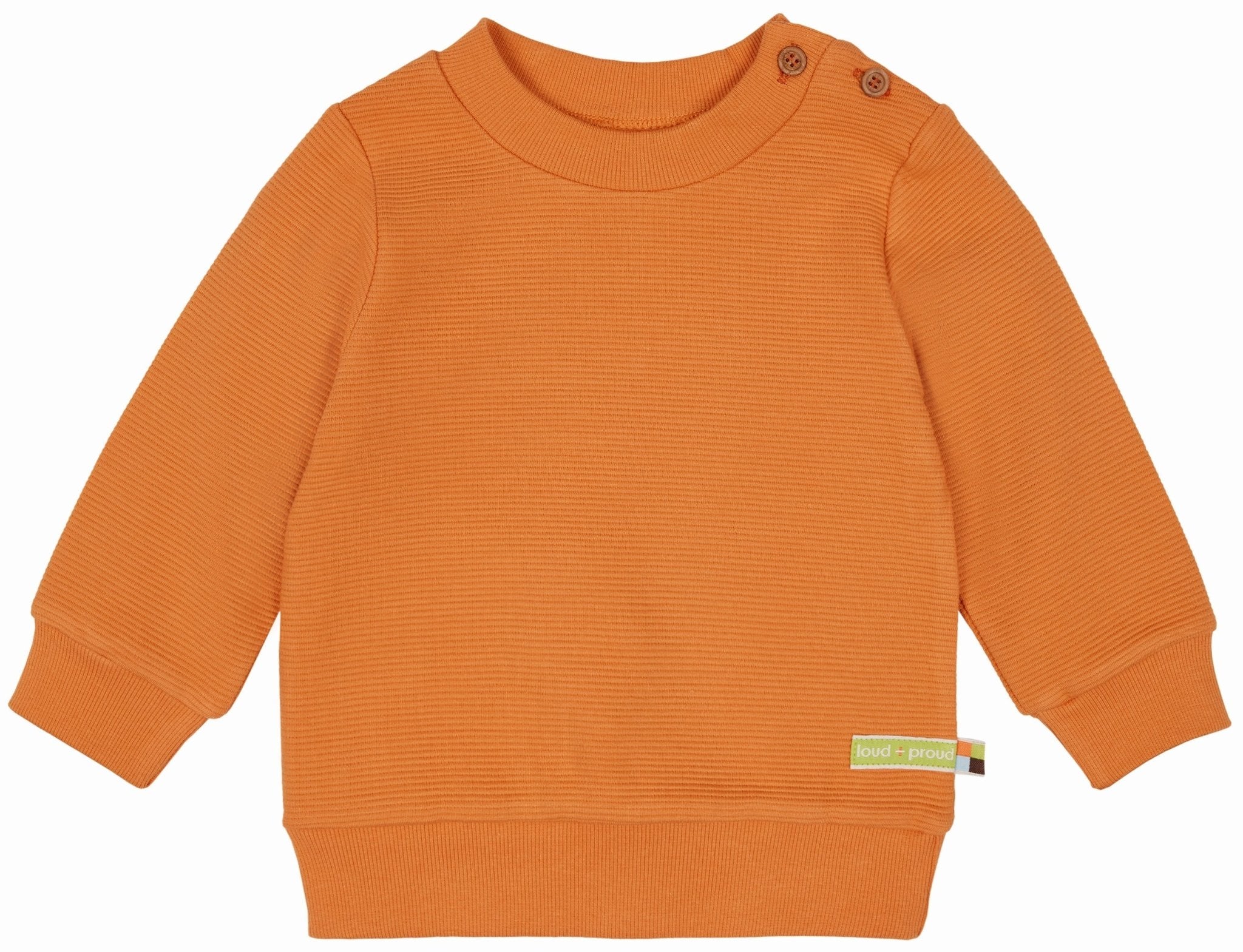 Sweat Rippenstruktur - loud + proud - 1113 - car - 62/68