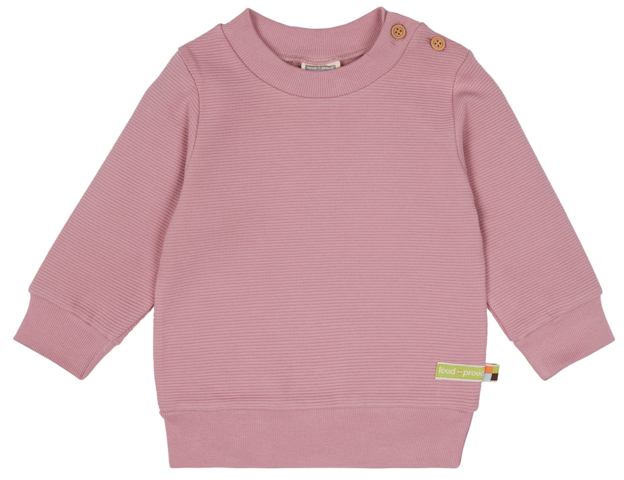 Sweat Rippenstruktur - loud + proud - 1113 - ast - 62/68
