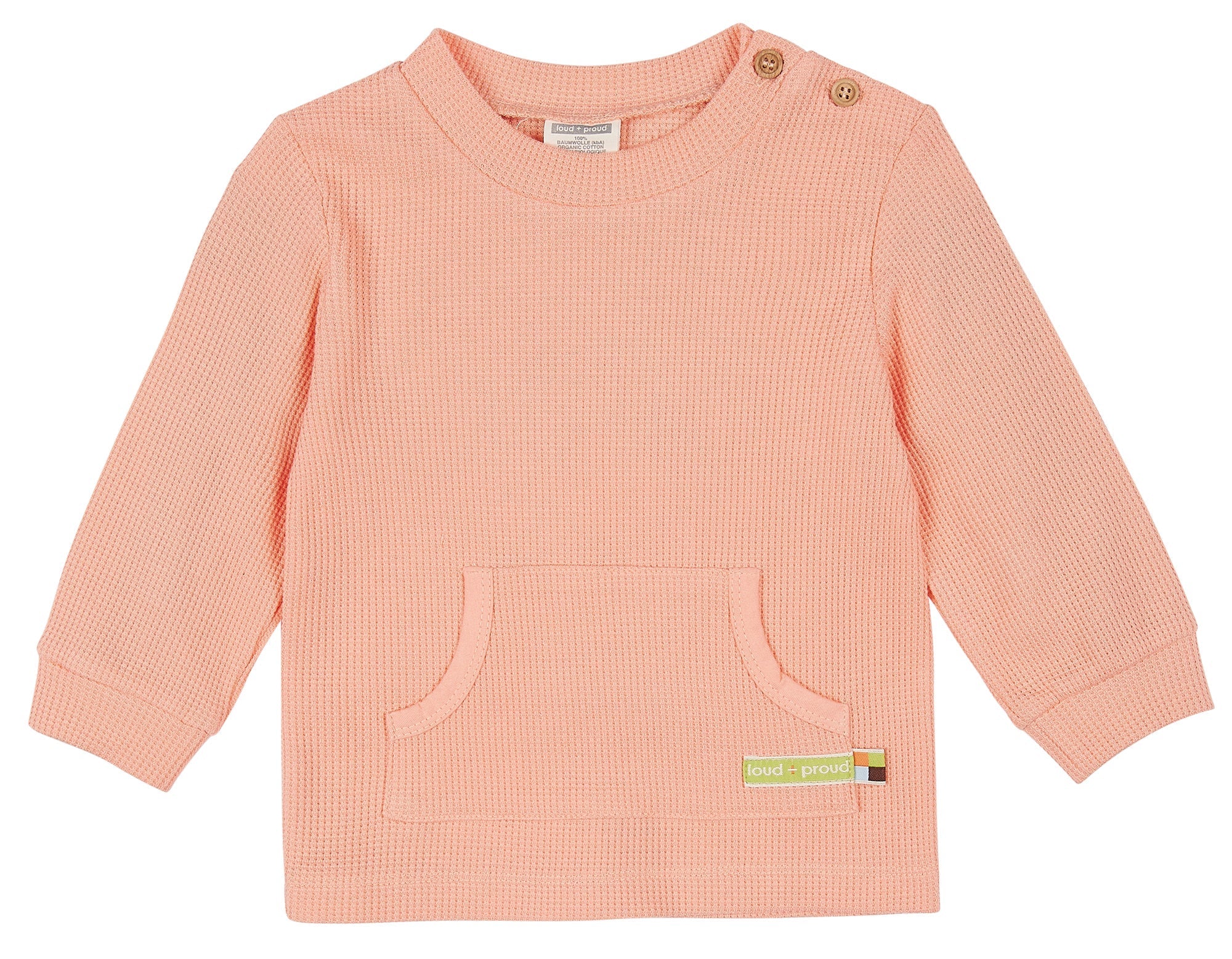 - Sweat Waffelstruktur - loud + proud - 1097-pea-62/68