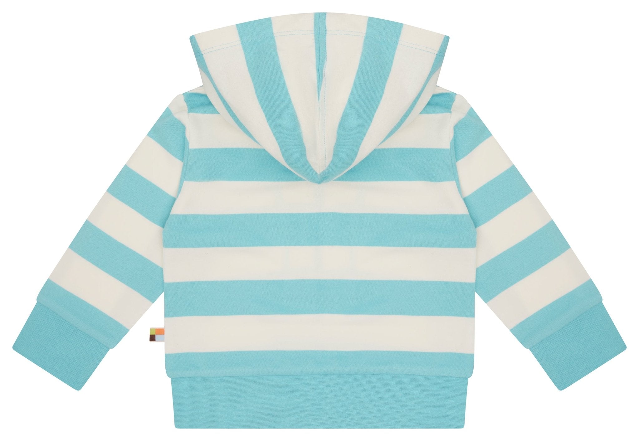 Sweatjacke mit Blockstreifen - loud + proud - 3170-cya-62/68