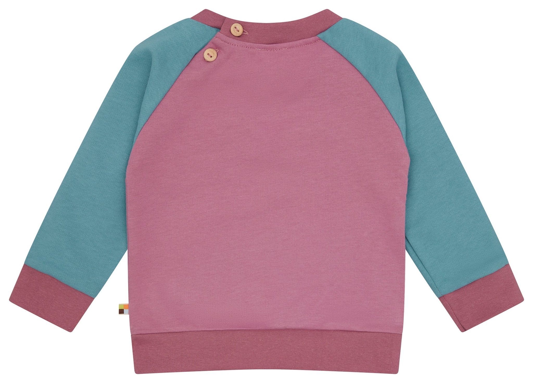 Sweatshirt Colorblock - loud + proud - 1196 - grp/top - 62/68