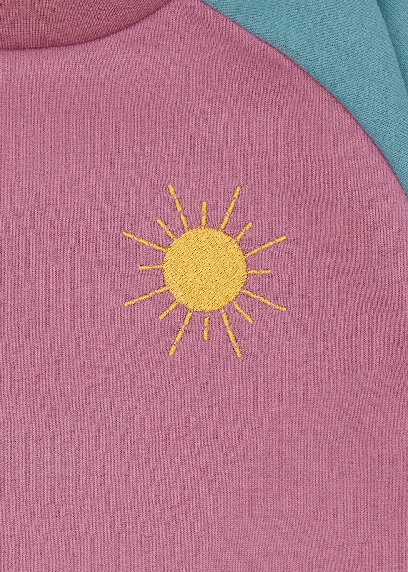 Sweatshirt Colorblock - loud + proud - 1196 - grp/top - 62/68