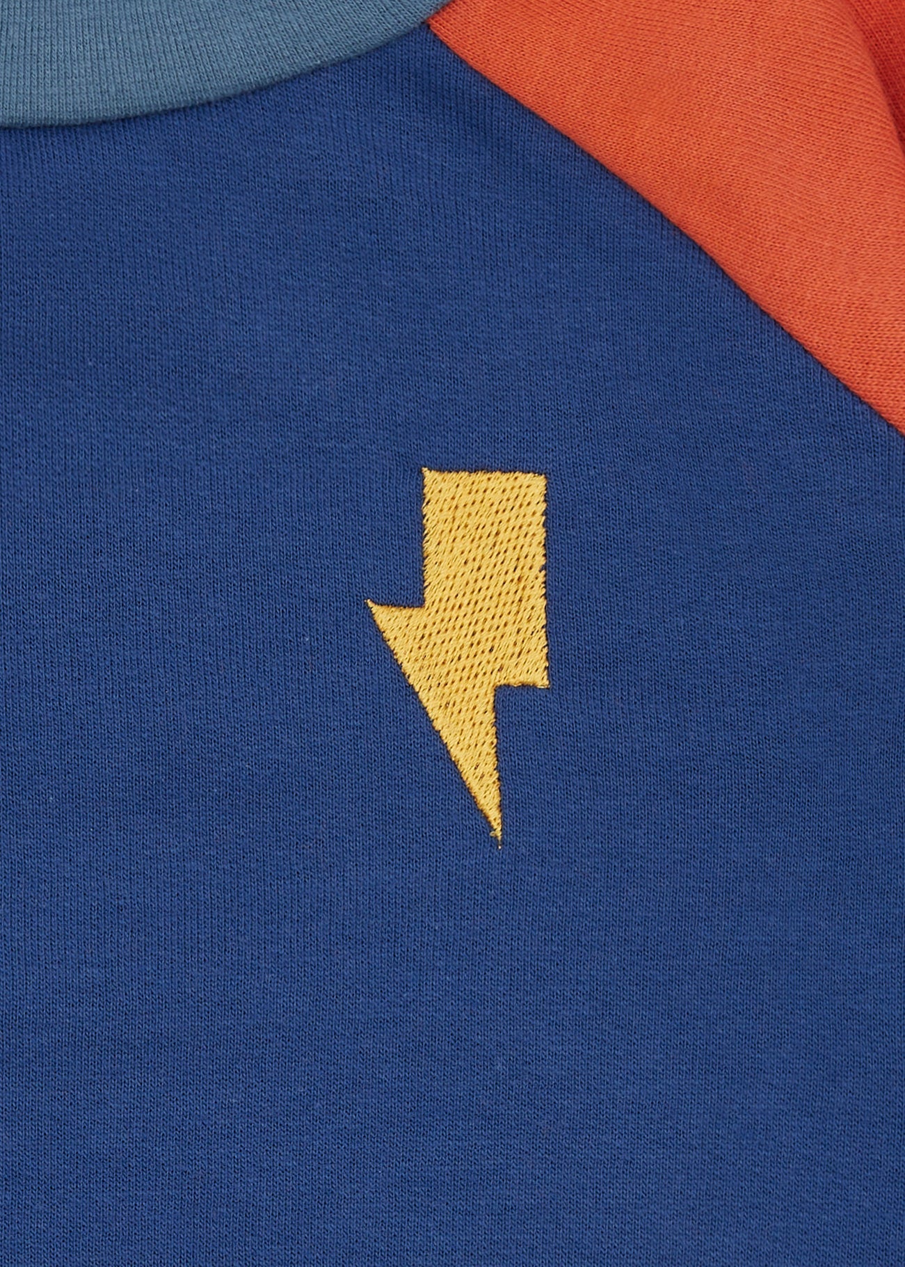 Sweatshirt Colorblock - loud + proud - 1196 - ul/cin - 62/68