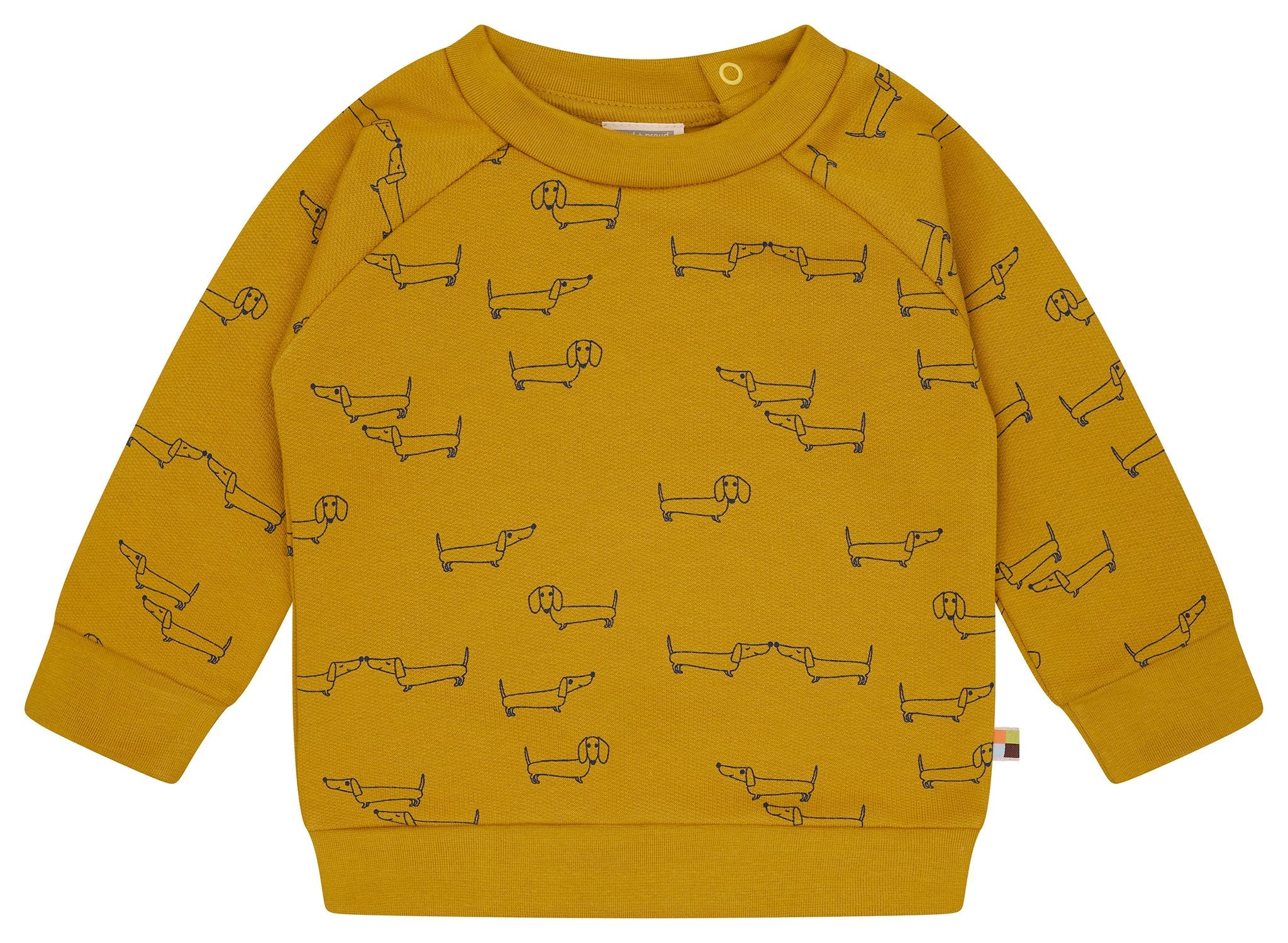 Sweatshirt mit Alloverdruck - loud + proud - 1200 - cur - 62/68