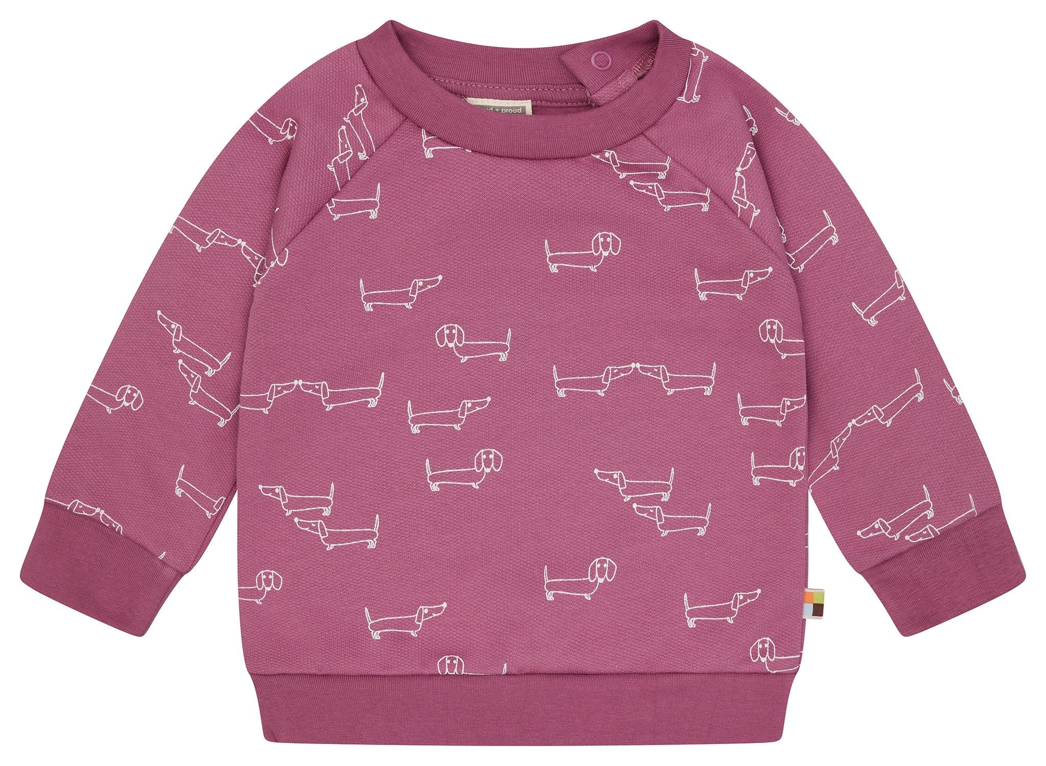 Sweatshirt mit Alloverdruck - loud + proud - 1200 - grp - 62/68