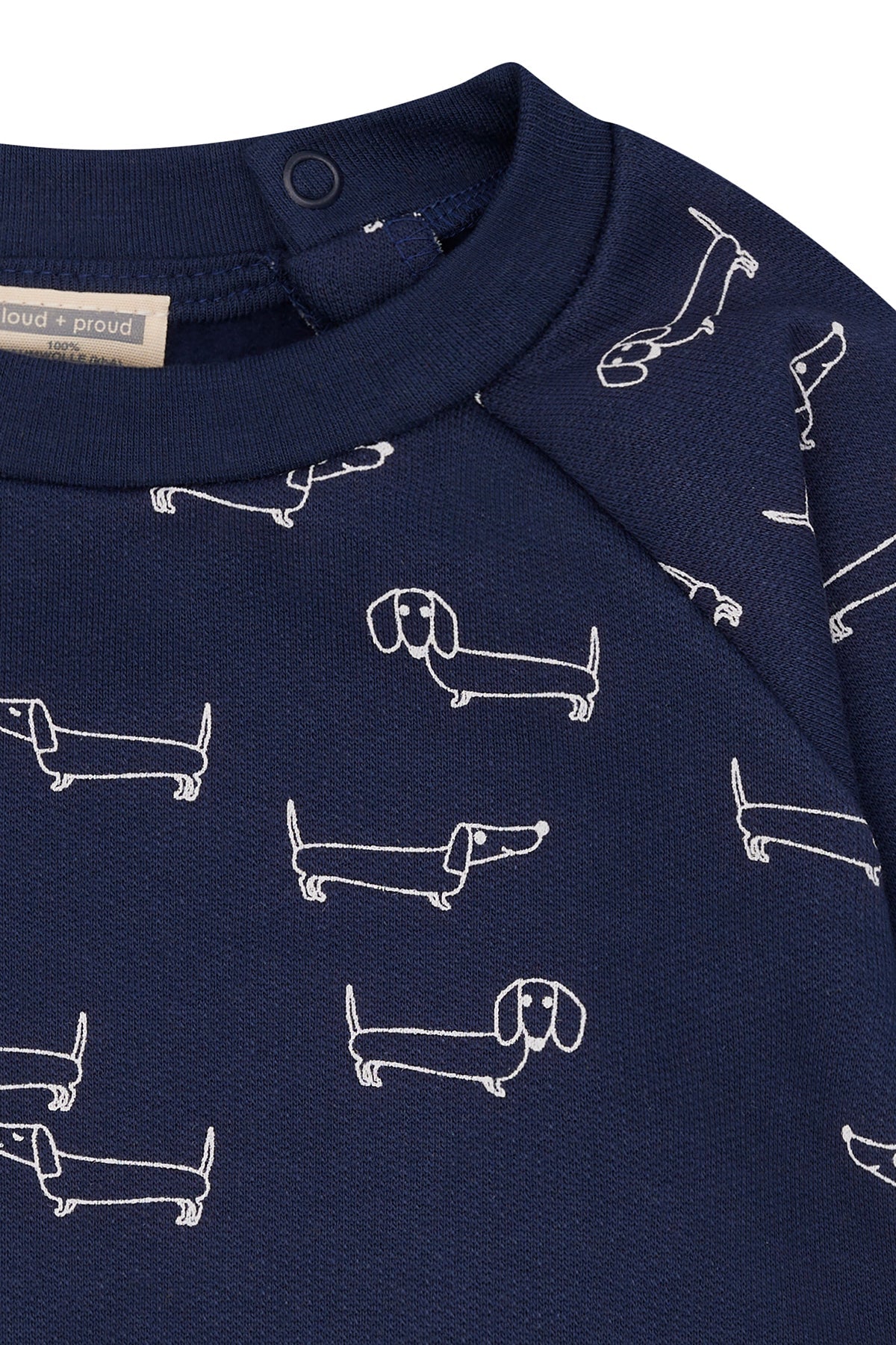 Sweatshirt mit Alloverdruck - loud + proud - 1200 - ul - 62/68