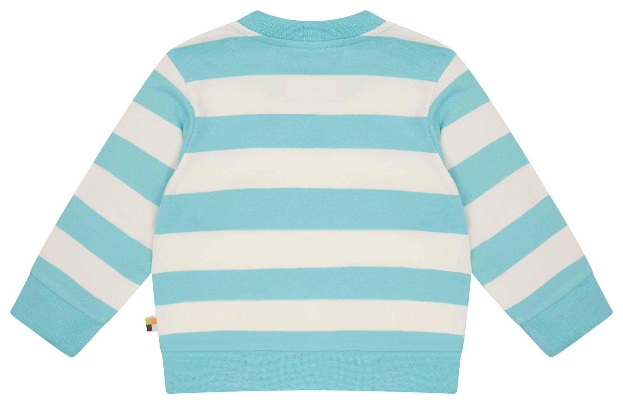 Sweatshirt mit Blockstreifen - loud + proud - 1206-cya-62/68