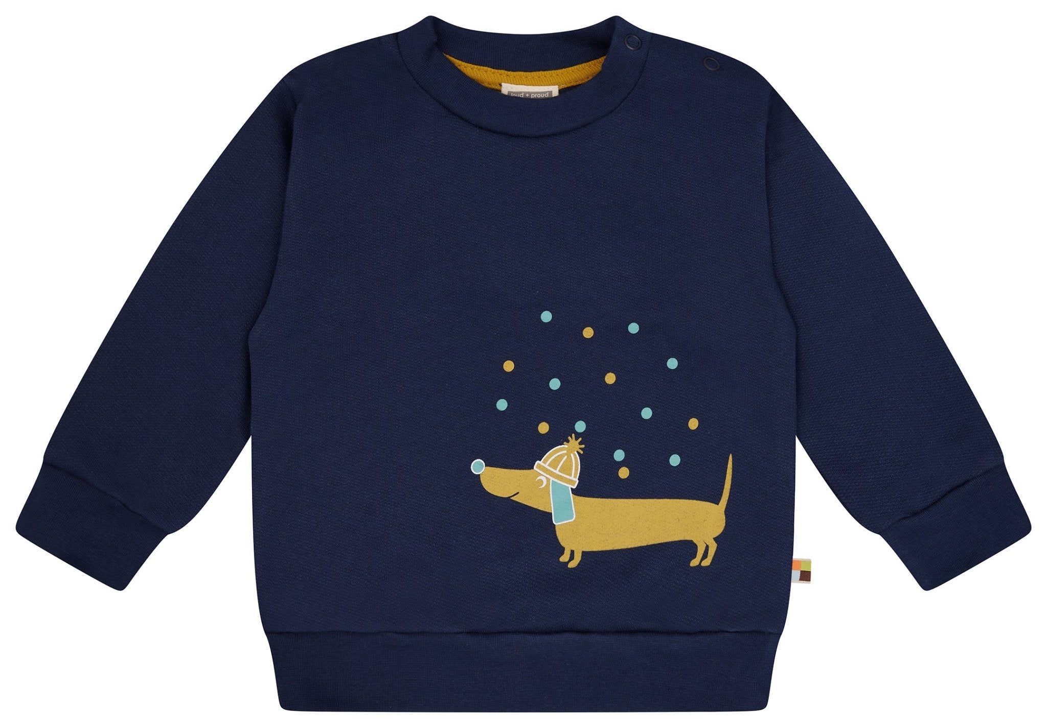 Sweatshirt mit Druckmotiv - loud + proud - 1201 - ul - 62/68