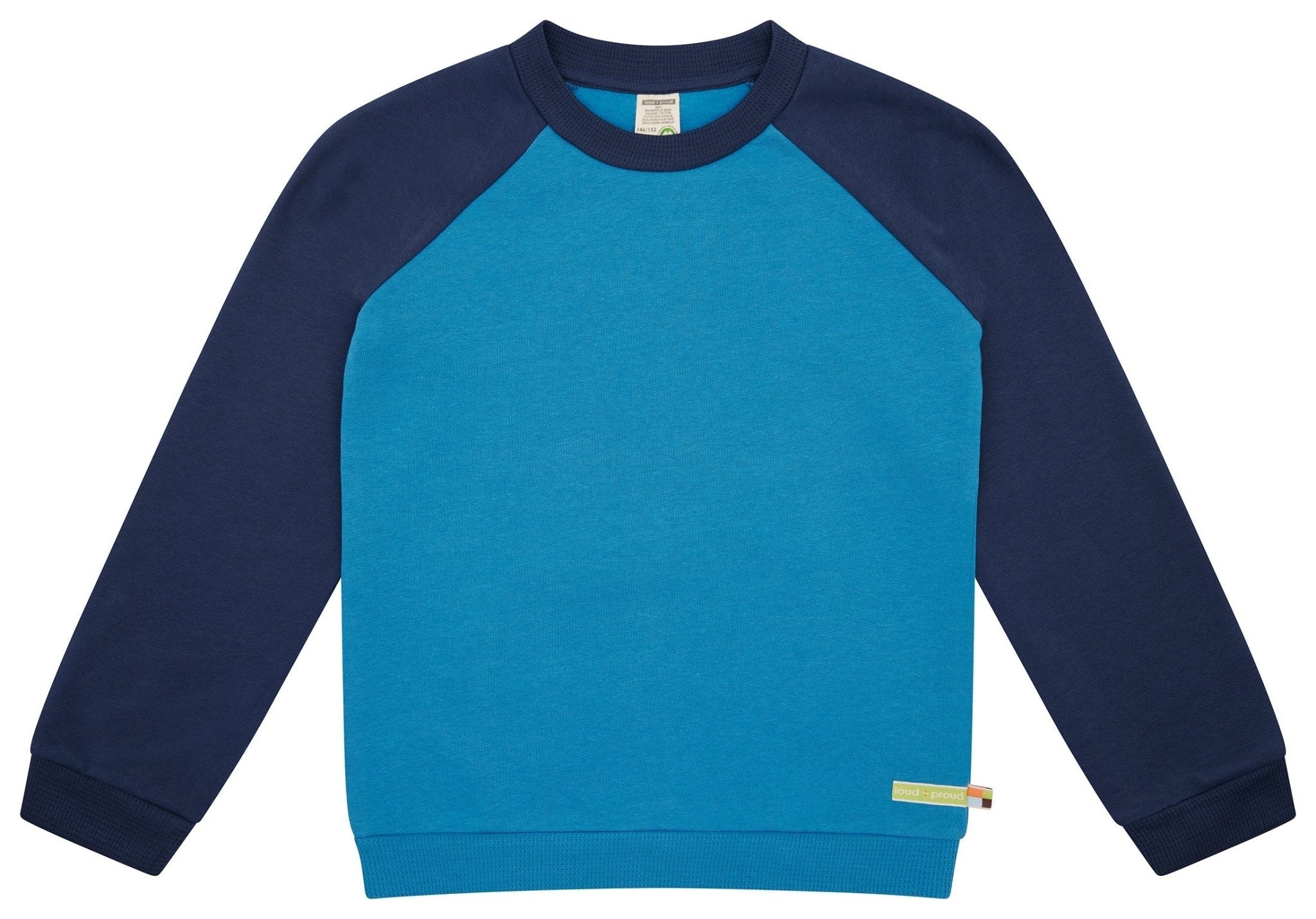 Sweatshirt mit Raglanärmeln - loud + proud - 1160K - van/woo - 134/140