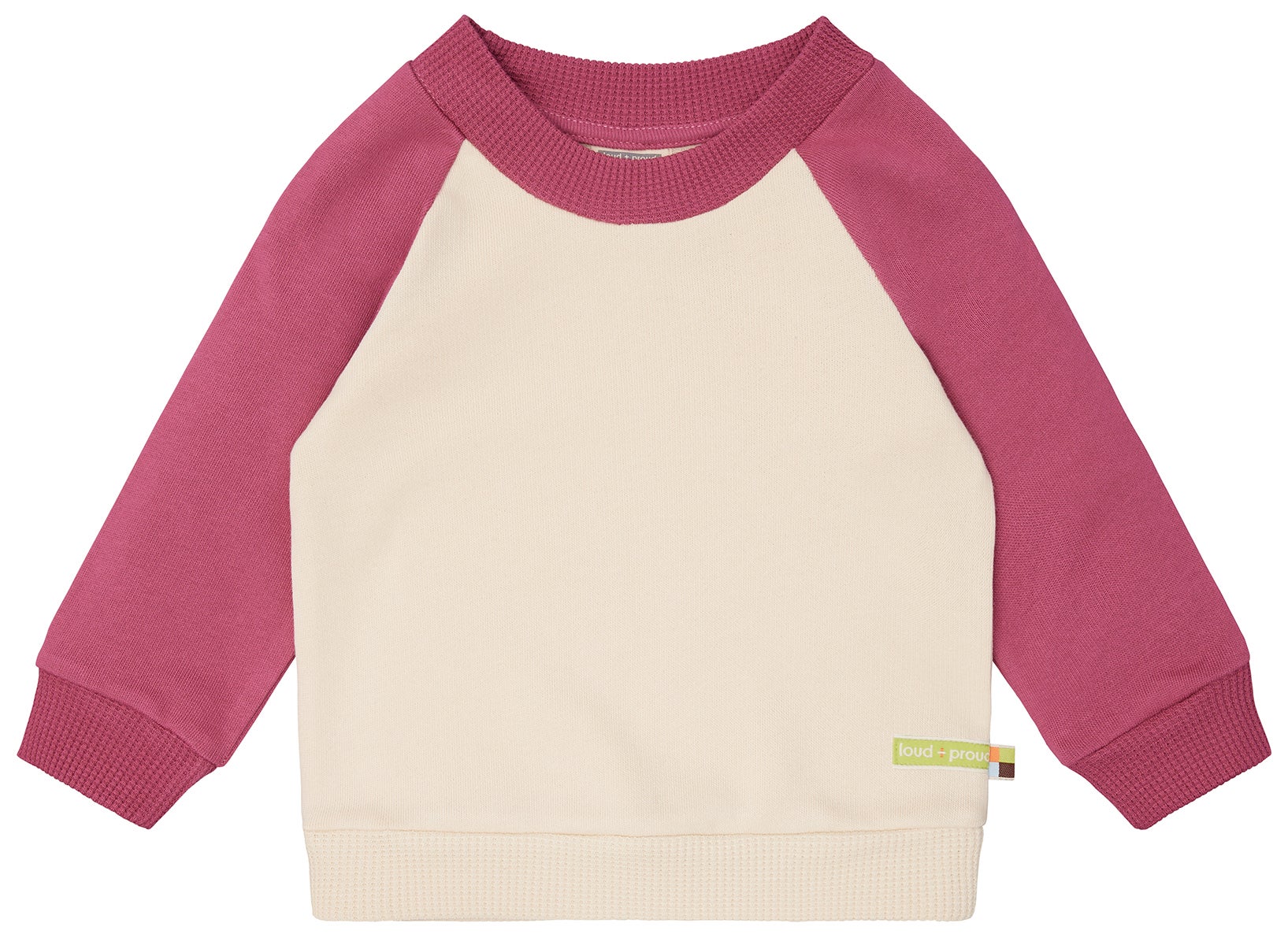 Sweatshirt mit Raglanärmeln - loud + proud - 1160 - van/rou - 62/68