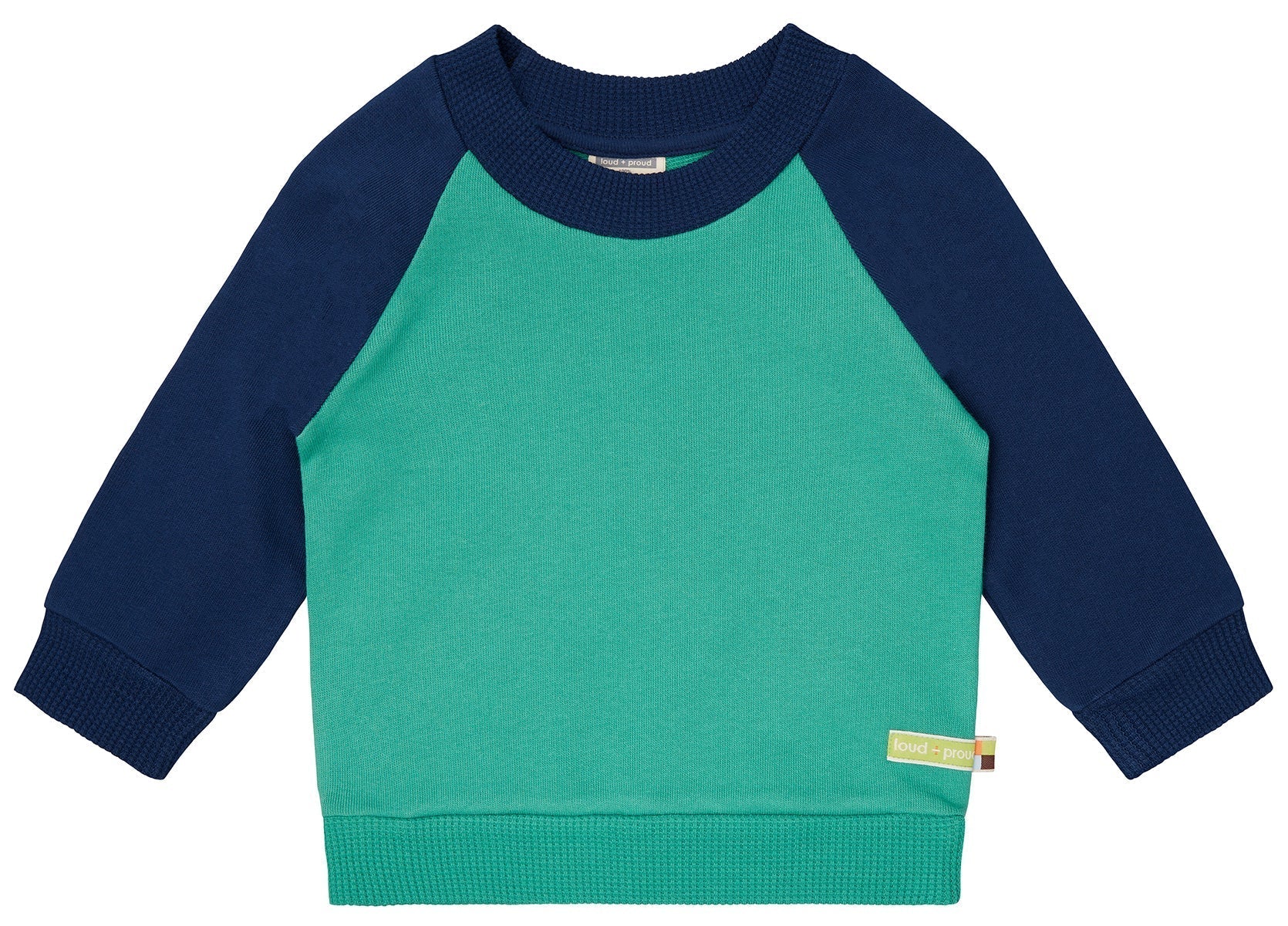 Sweatshirt mit Raglanärmeln - loud + proud - 1160 - pla/ul - 62/68