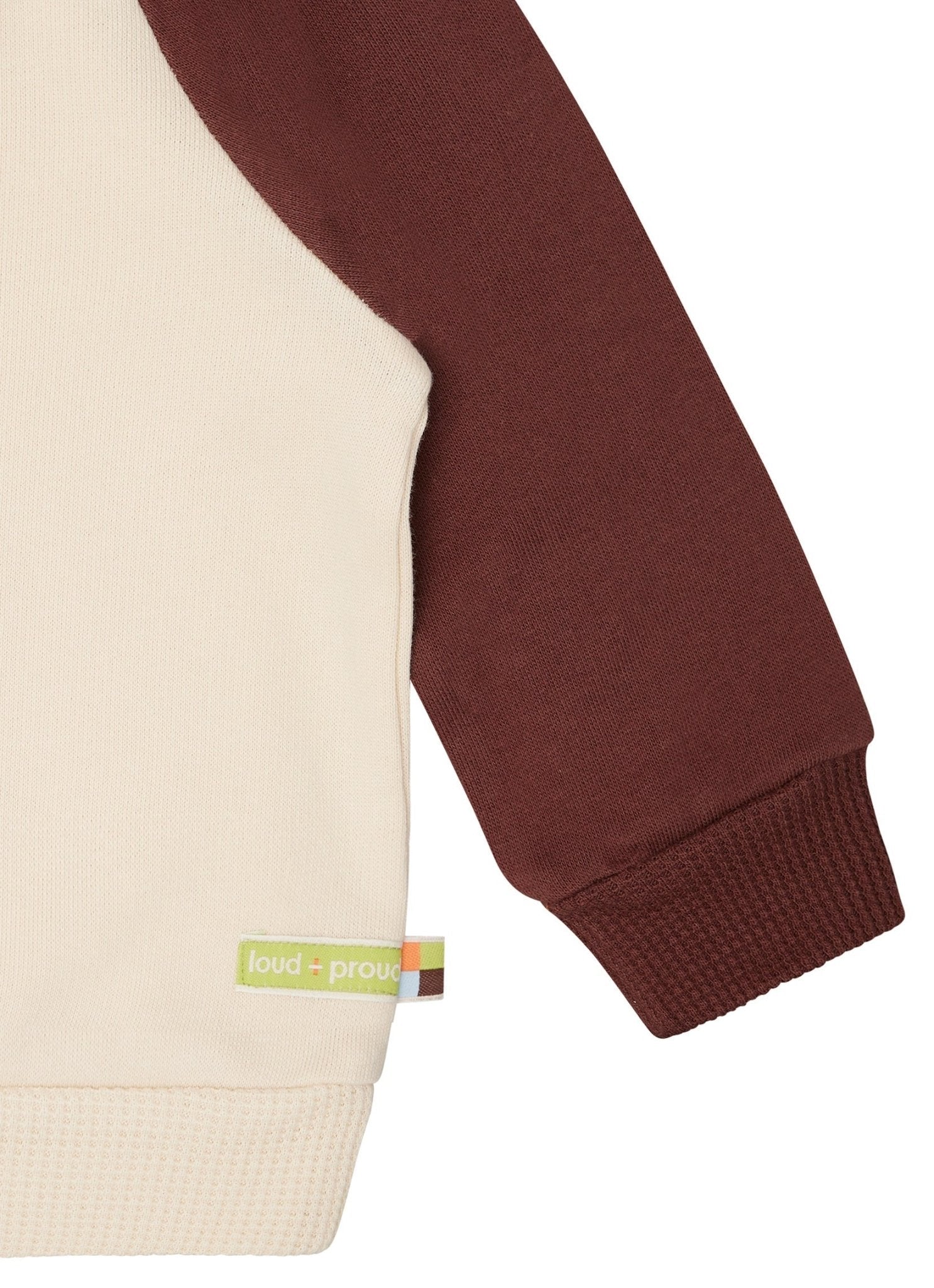 Sweatshirt mit Raglanärmeln - loud + proud - 1160 - van/woo - 62/68