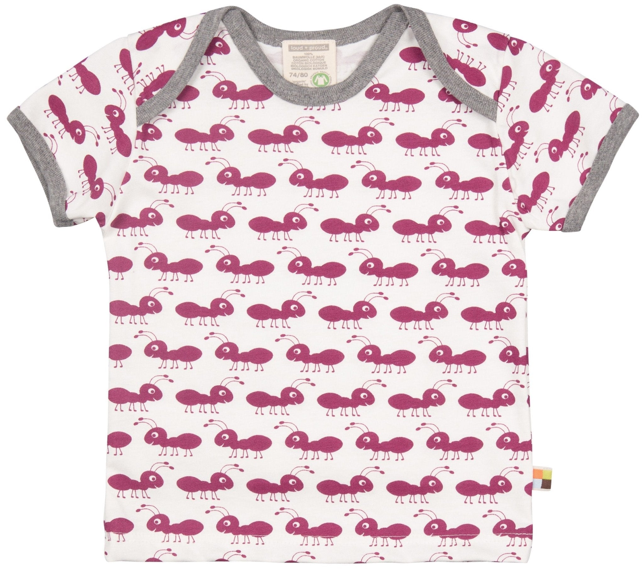 - T-Shirt - loud + proud - 2039-or-62/68