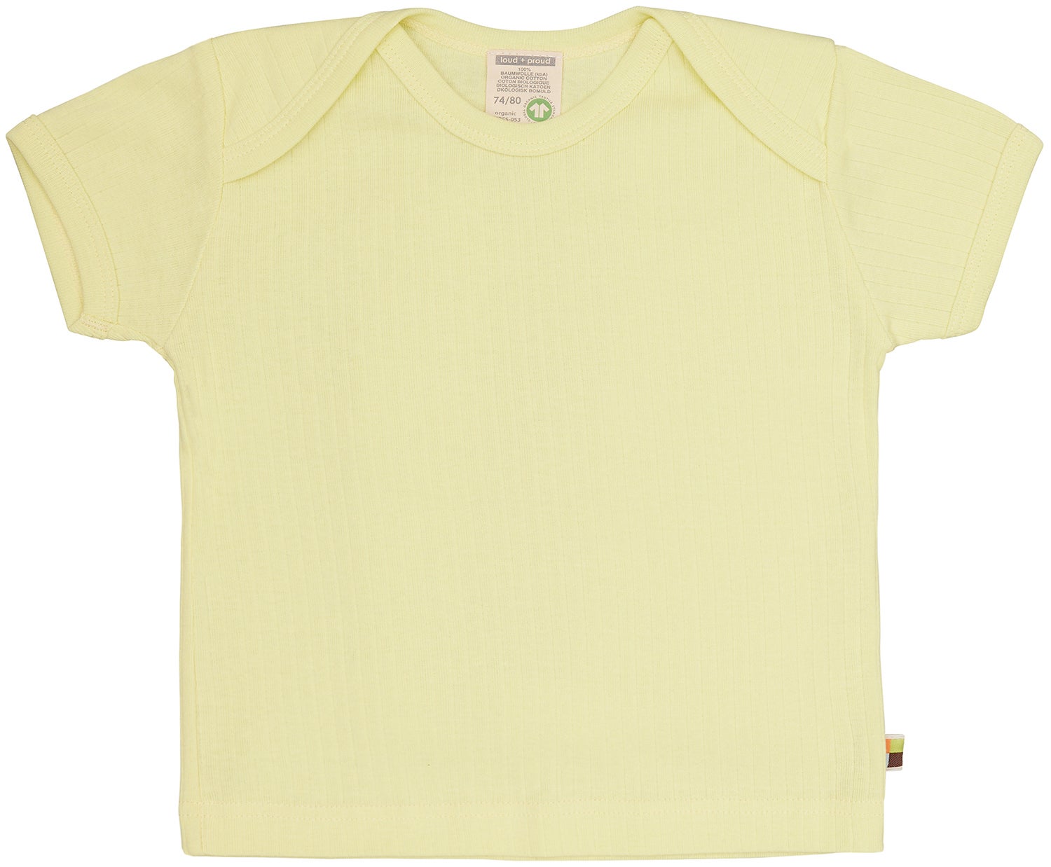 T-Shirt Derby Rib - loud + proud - 1152-bl-62/68