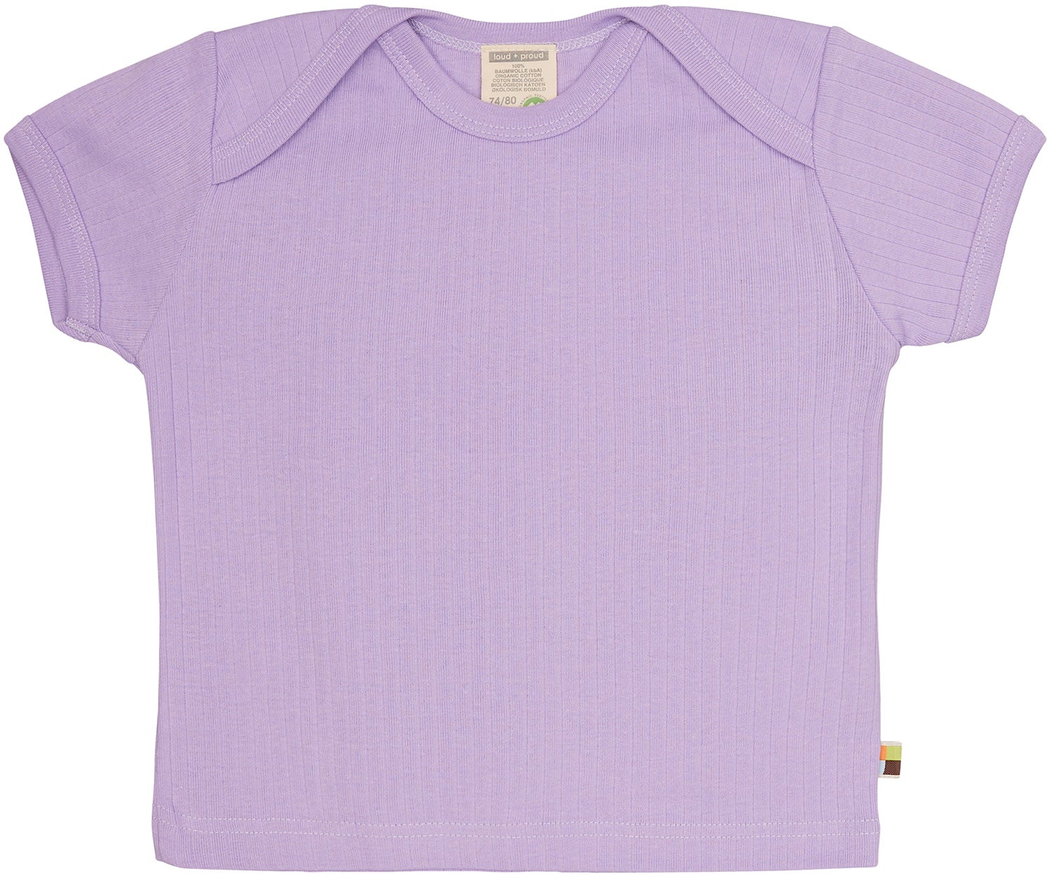T-Shirt Derby Rib - loud + proud - 1152-bl-62/68