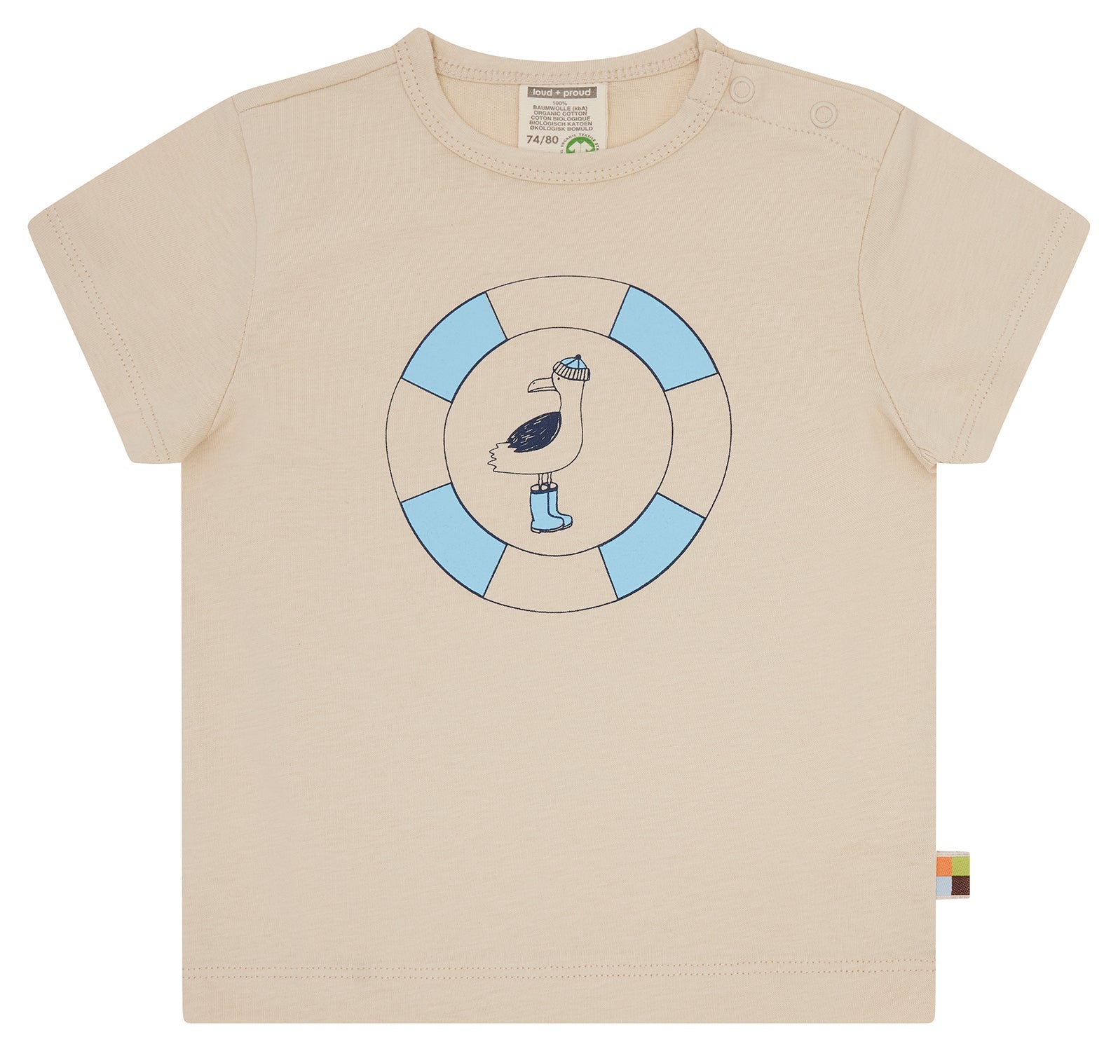 T-Shirt Druck - loud + proud - 1186 - van - 62/68