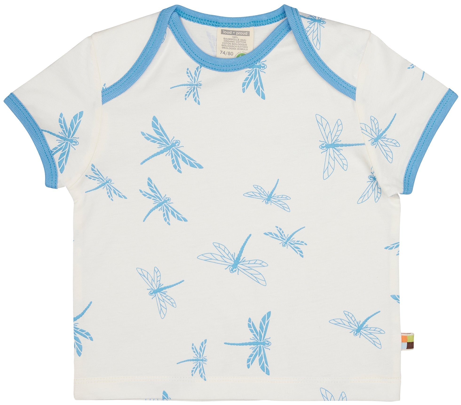 T-Shirt Druck - loud + proud - 1140 - bas - 62/68