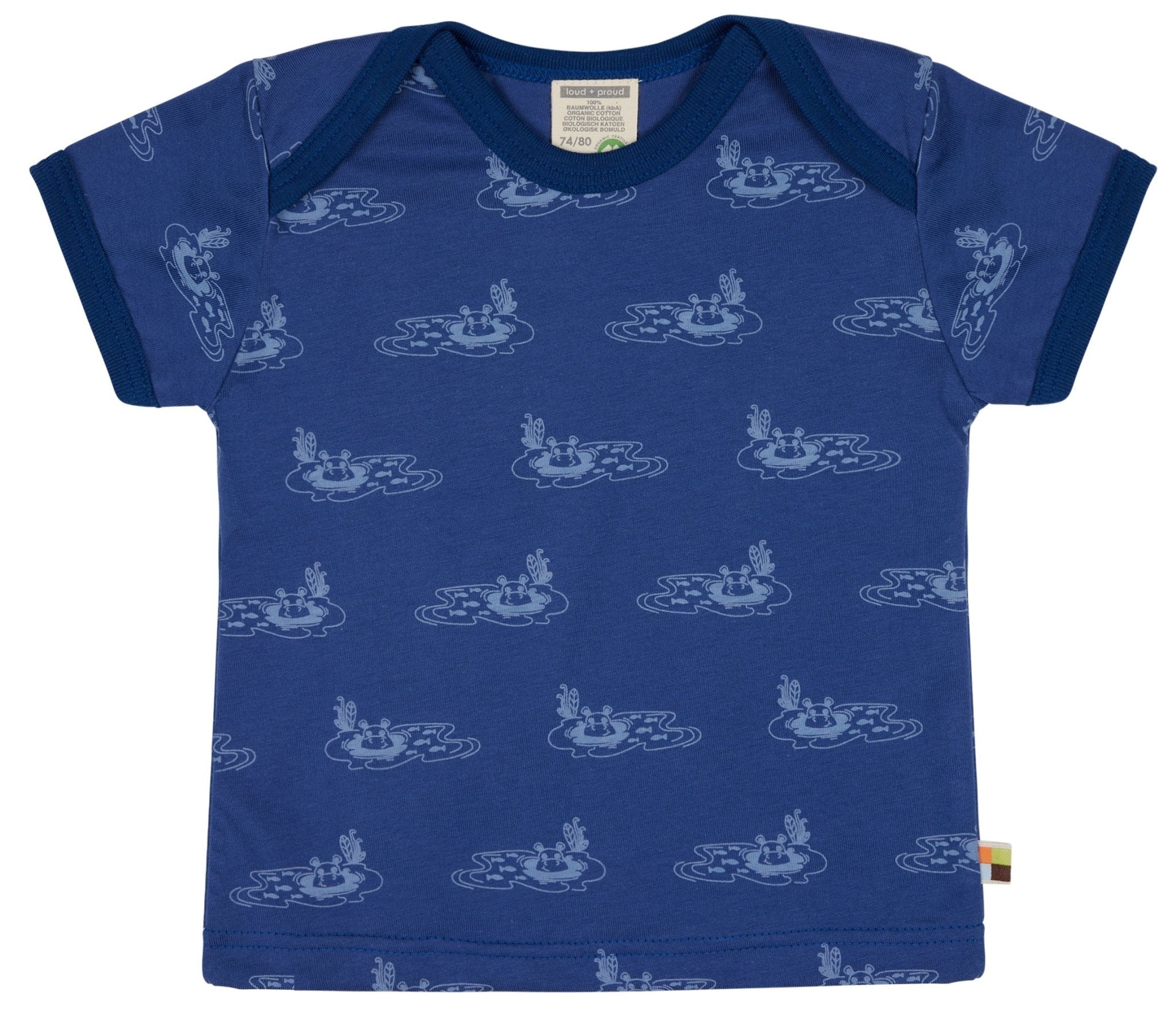 T-Shirt Druck - loud + proud - 1124 - ul - 62/68