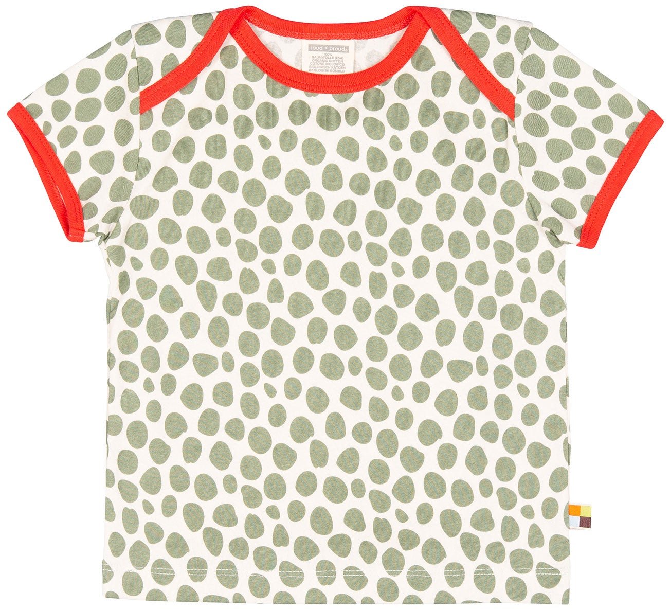 - T-Shirt, Druck - loud + proud - 1020-oli-62/68