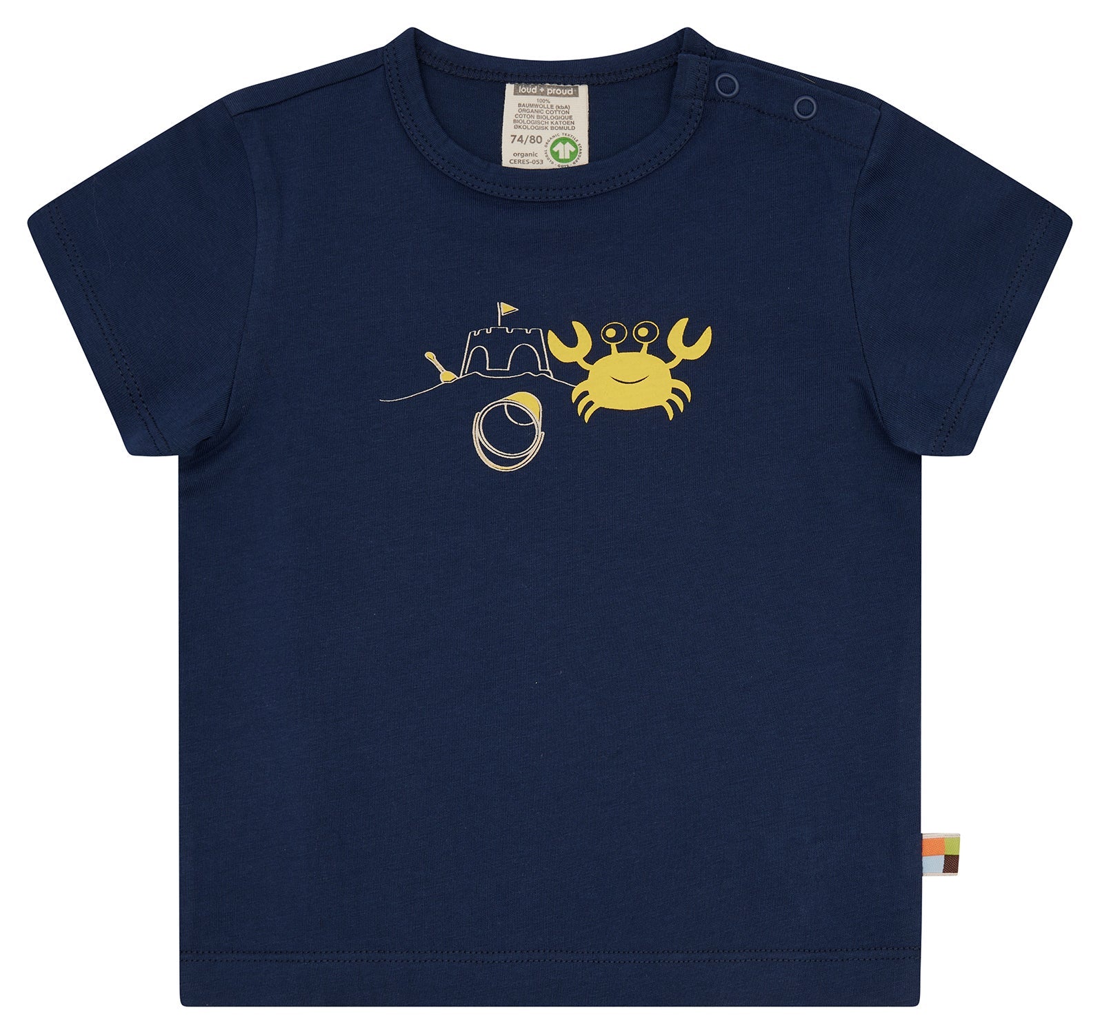 T-Shirt Druck - loud + proud - 1186 - ul - 62/68