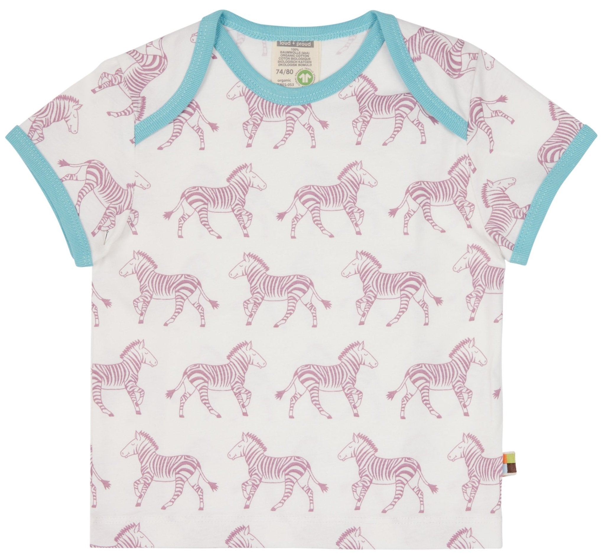 T-Shirt Druck - loud + proud - 1118 - ast - 62/68