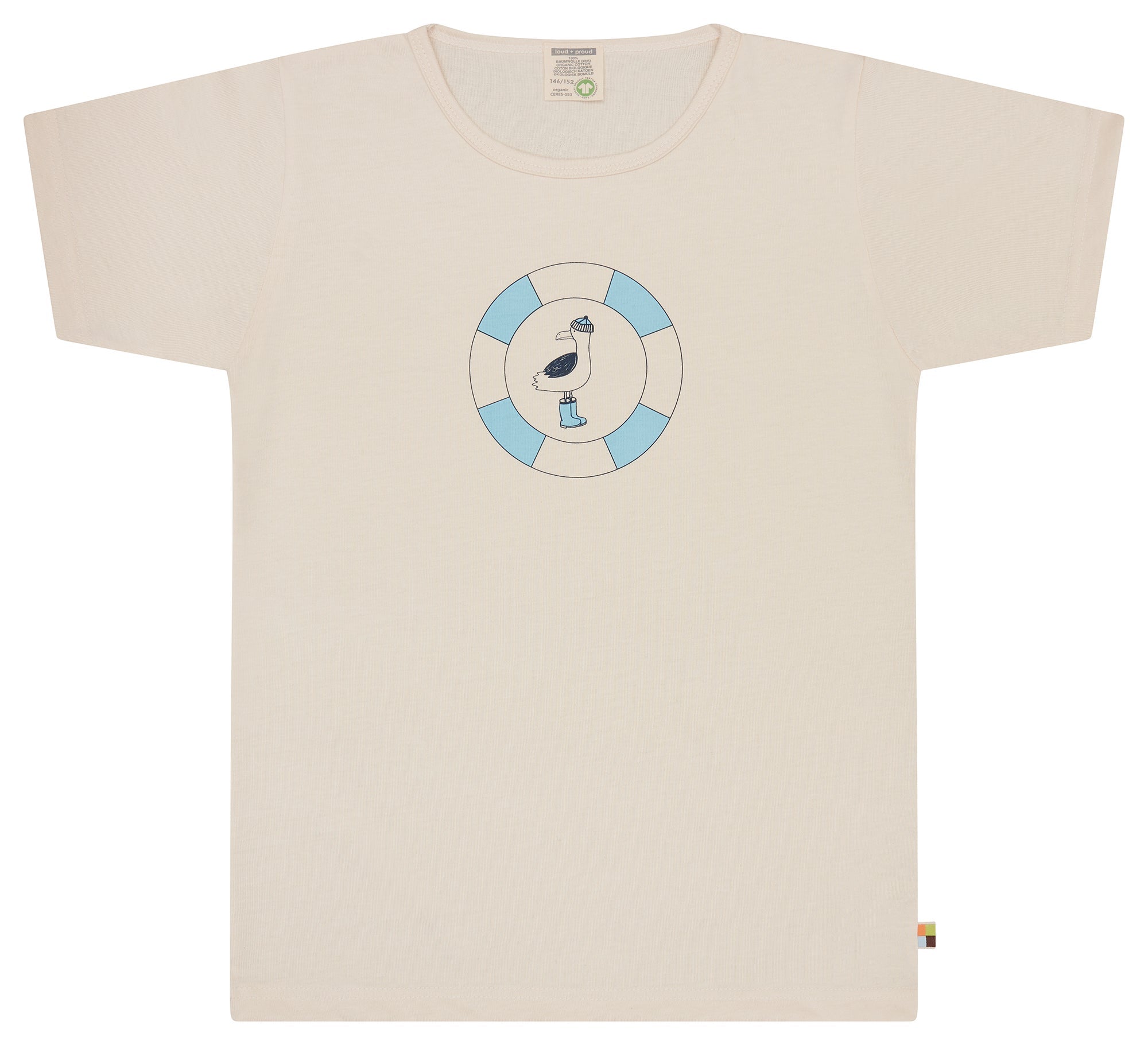 T-Shirt Druck - loud + proud - 1186K - van - 134/140