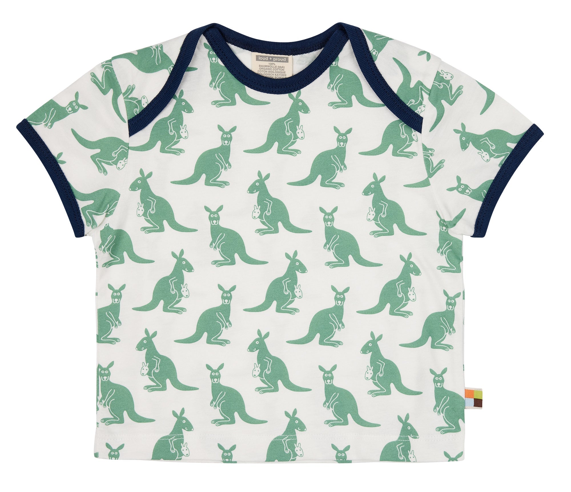 - T-Shirt Druck - loud + proud - 1086-Bamboo-62/68