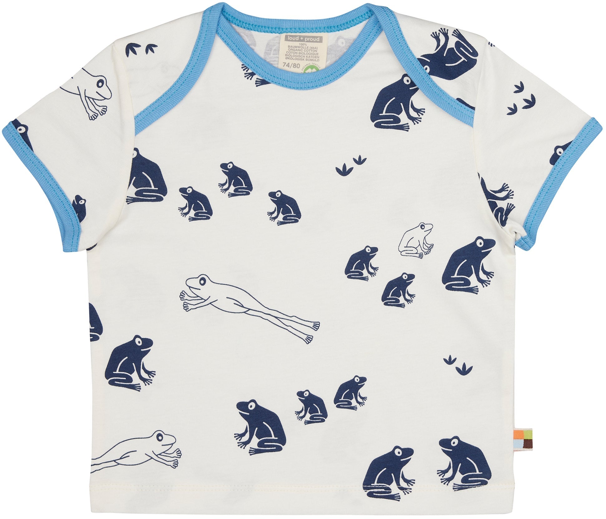 T-Shirt Druck - loud + proud - 1140 - ul - 62/68