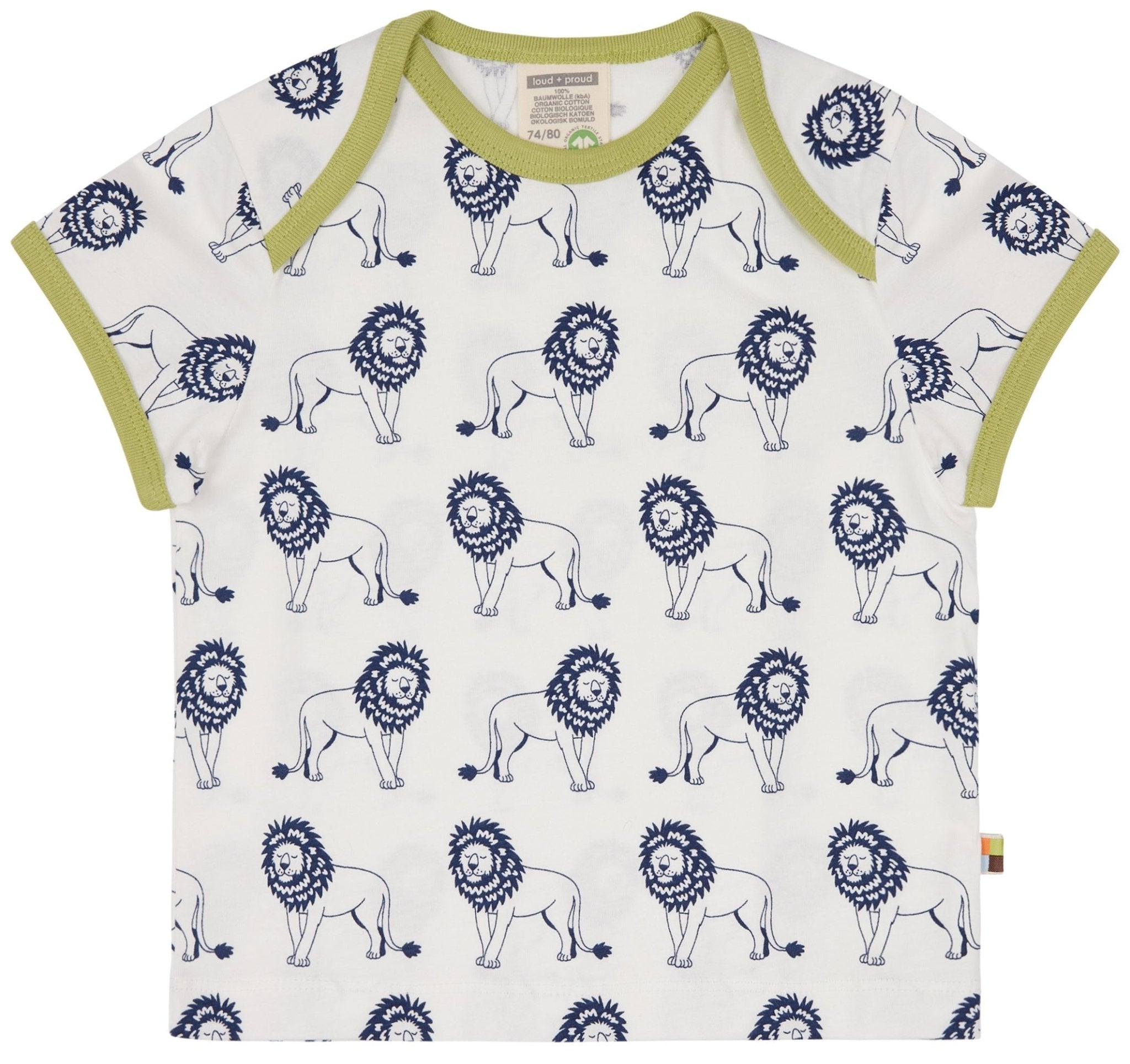 T-Shirt Druck - loud + proud - 1118 - ul - 62/68