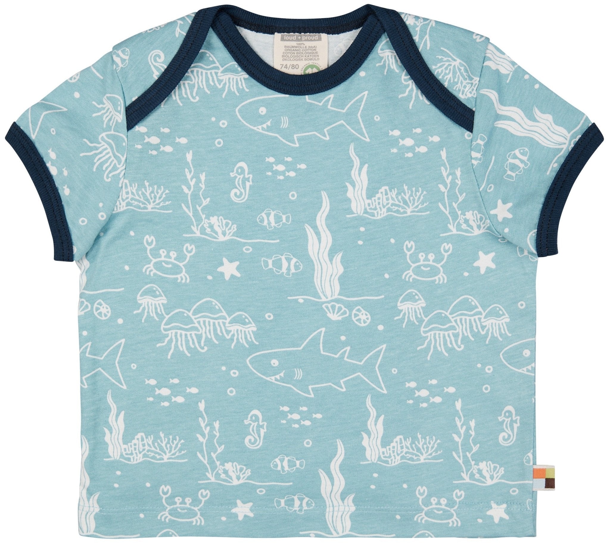 - T-Shirt Druck - loud + proud - 1068-lag-62/68