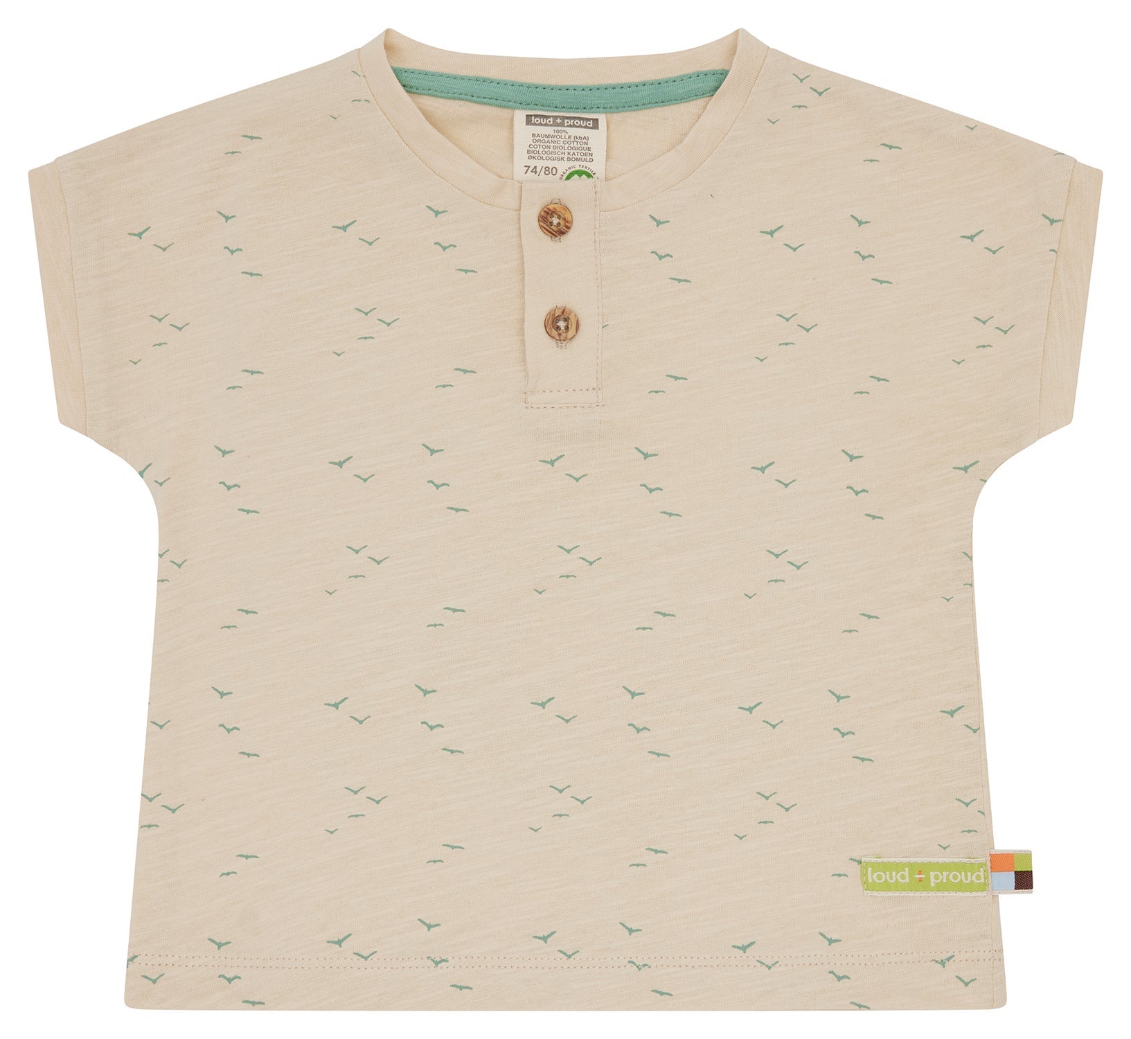 T-Shirt Slub Jersey - loud + proud - 1181 - van - 62/68