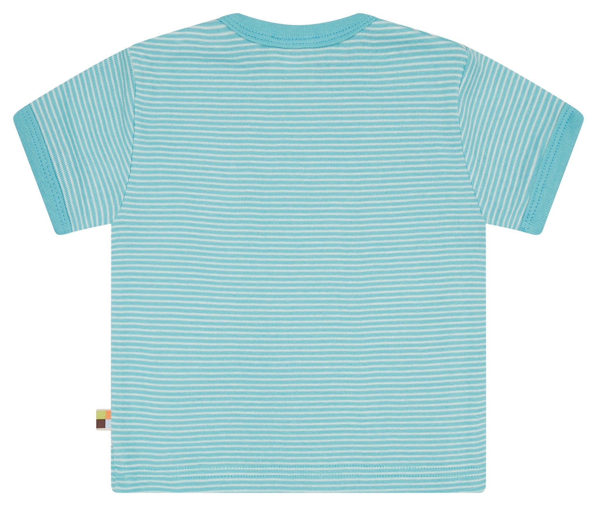 T-Shirt Streifen - loud + proud - 1207-cya-62/68