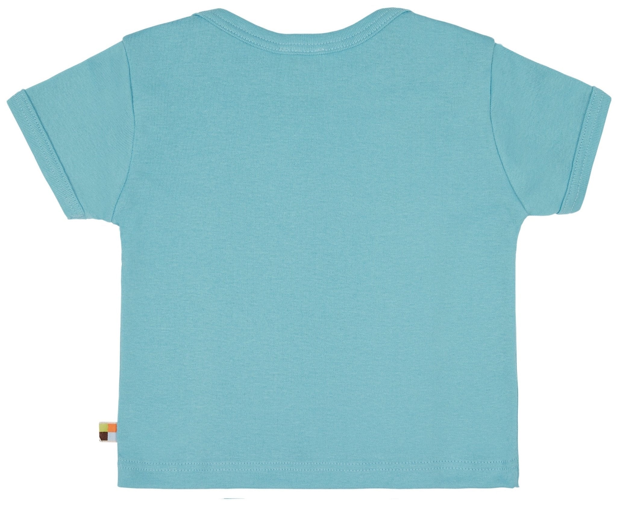 T-Shirt uni - loud + proud - 1116 - cya - 62/68