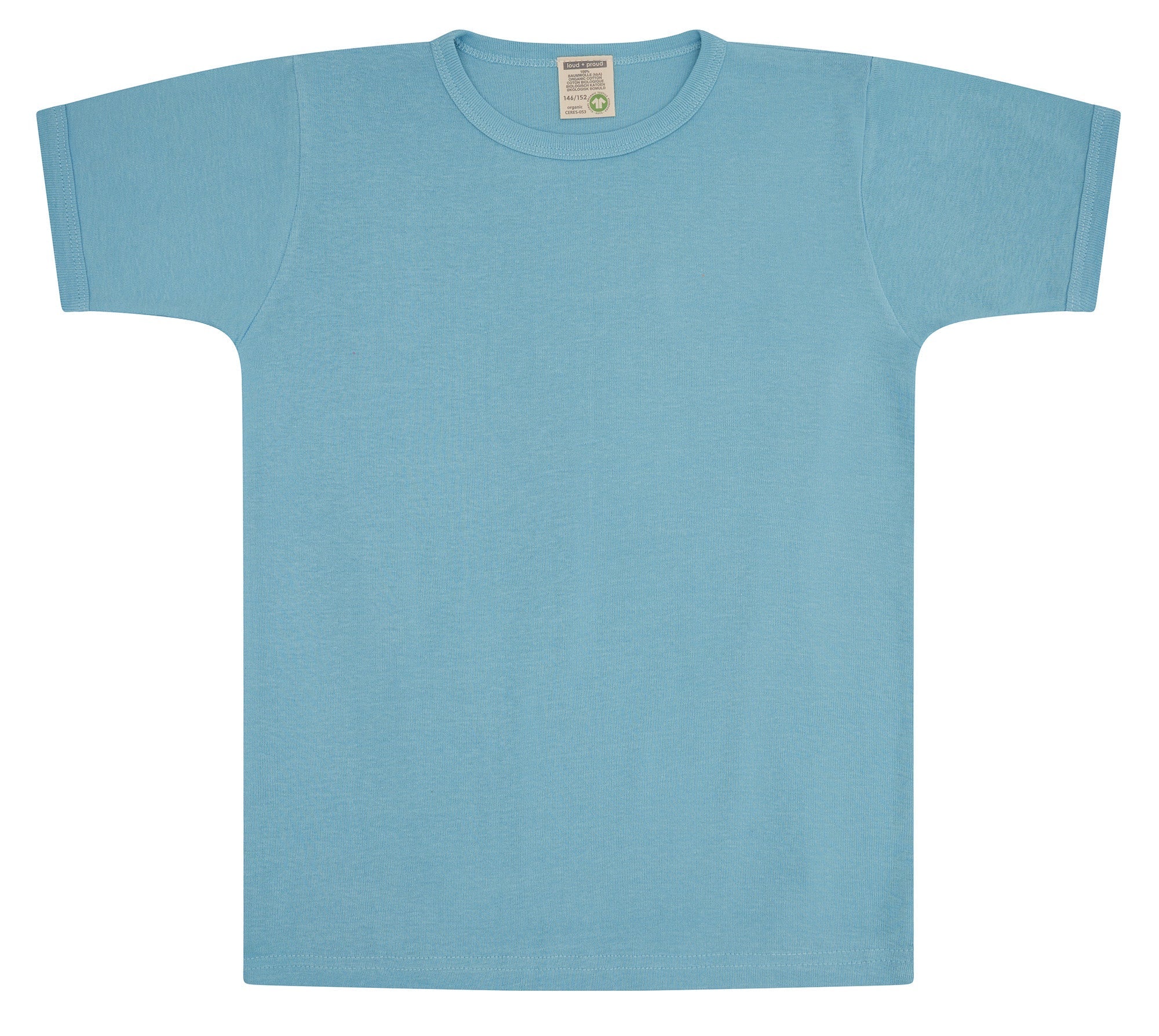 T-Shirt uni - loud + proud - 1190K - air - 134/140