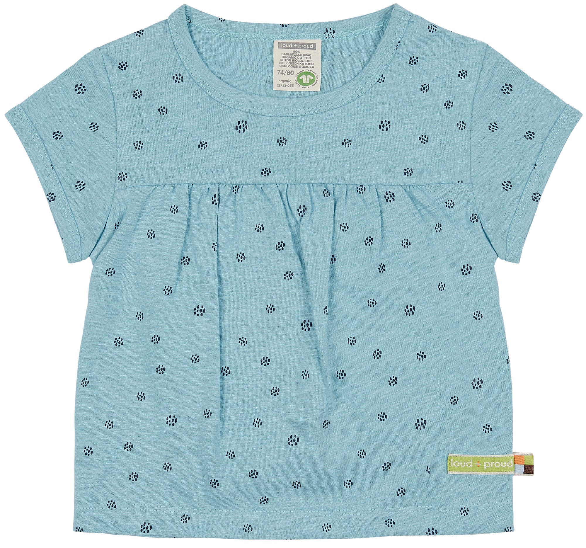 - Tunika Slub Jersey mit Druck - loud + proud - 1098-lag-62/68