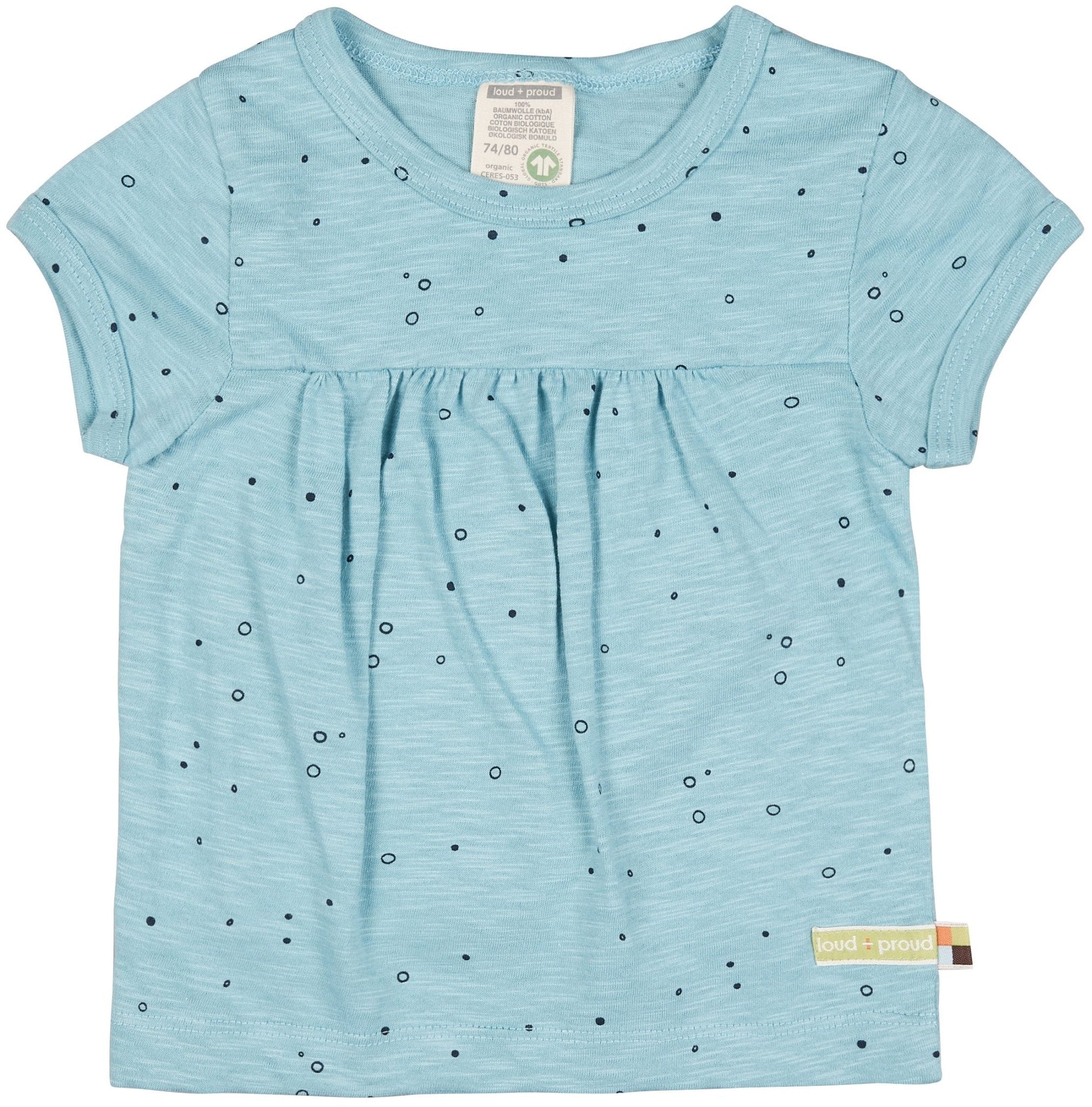 - Tunika Slub Jersey mit Druck - loud + proud - 1072-lag-62/68